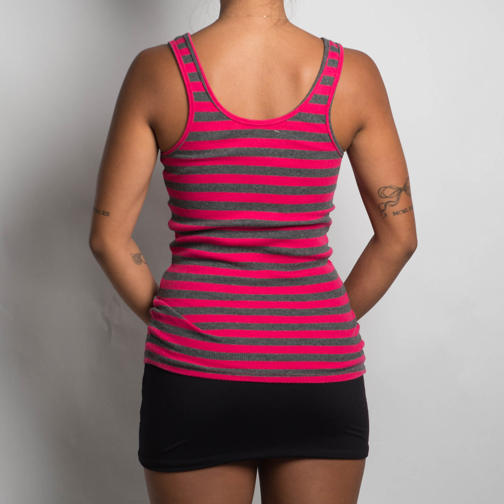 PINK STRIPE TANK TOP