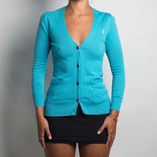 BLUE RALPH LAUREN CARDIGAN