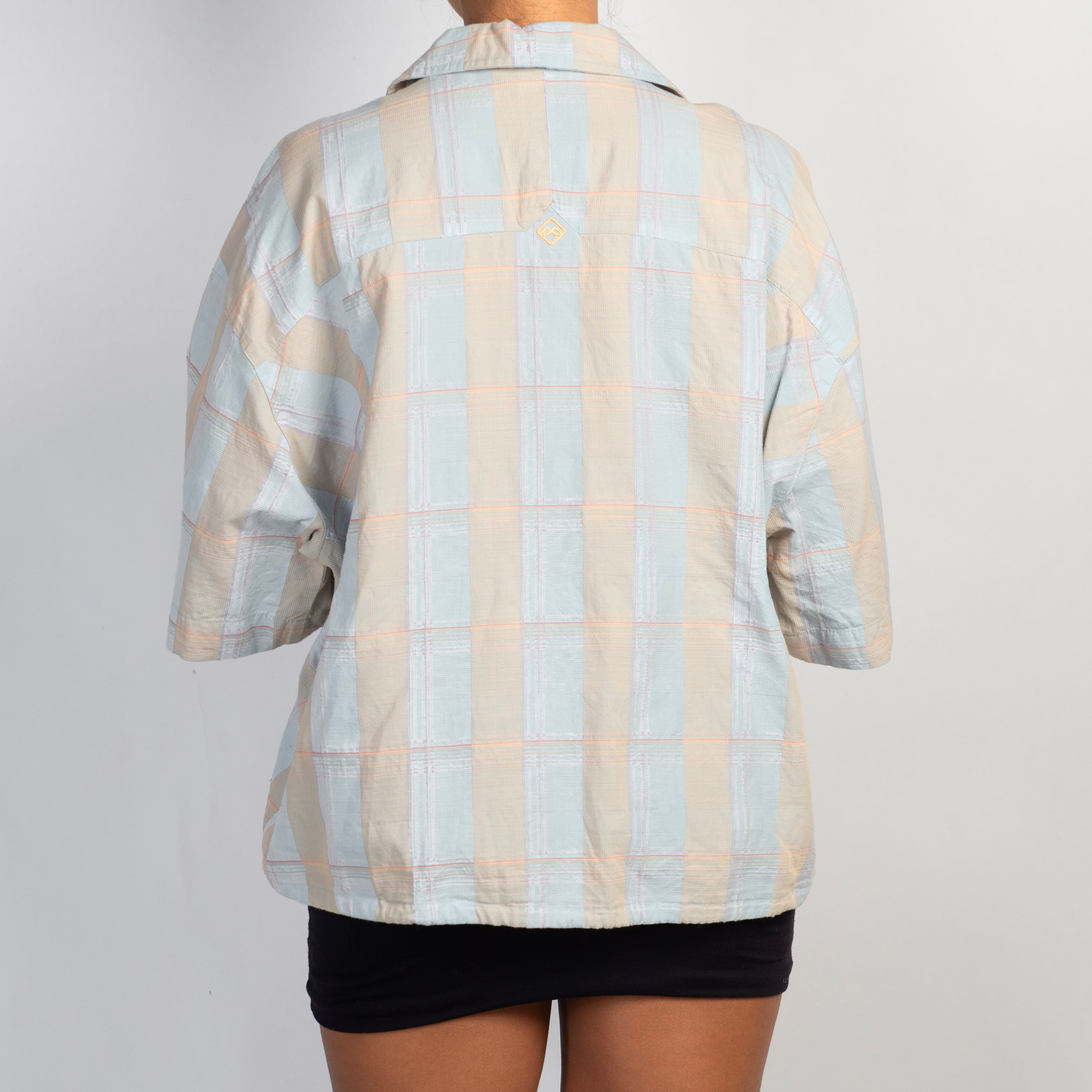 PASTEL PLAID BLOUSE