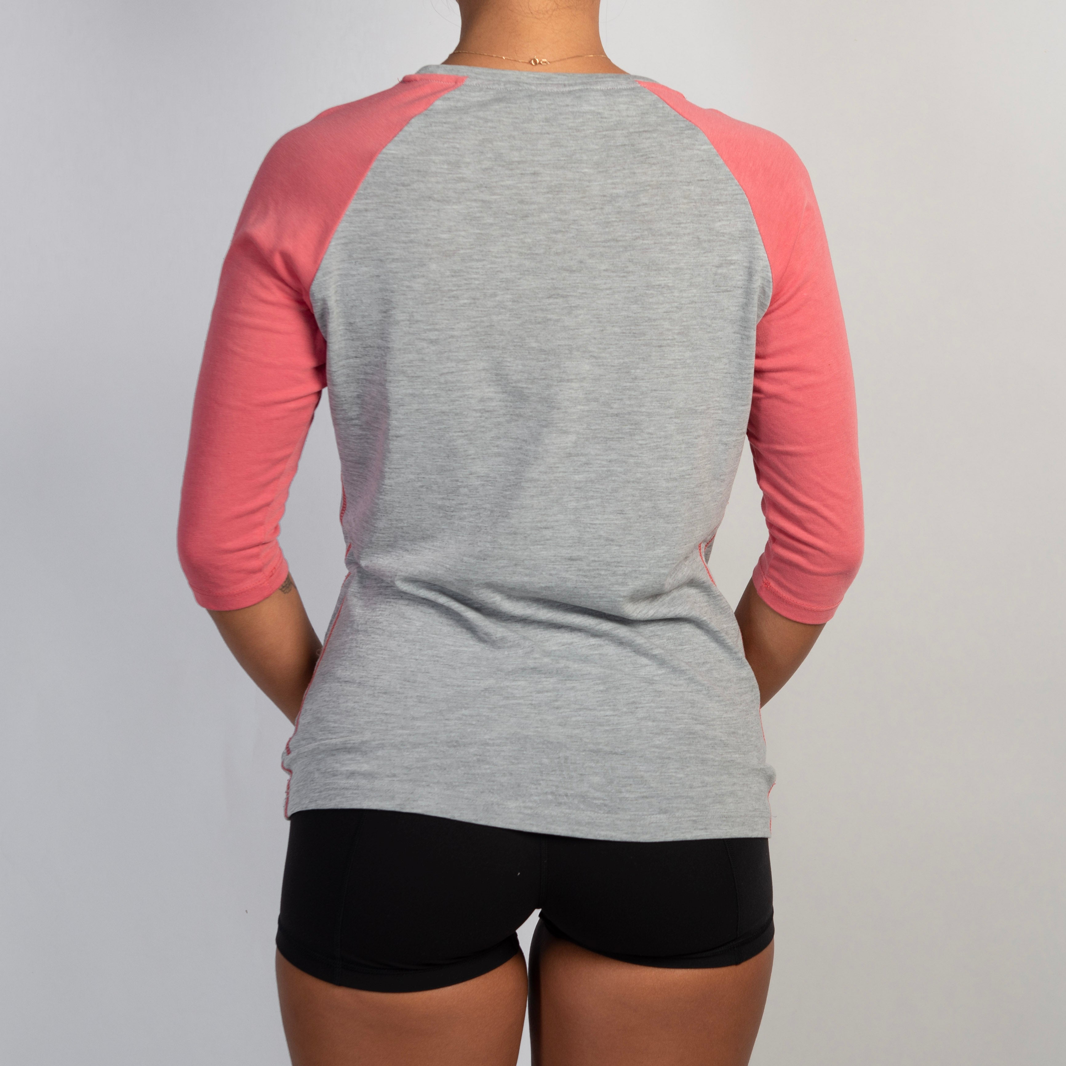PINK RAGLAN TOP