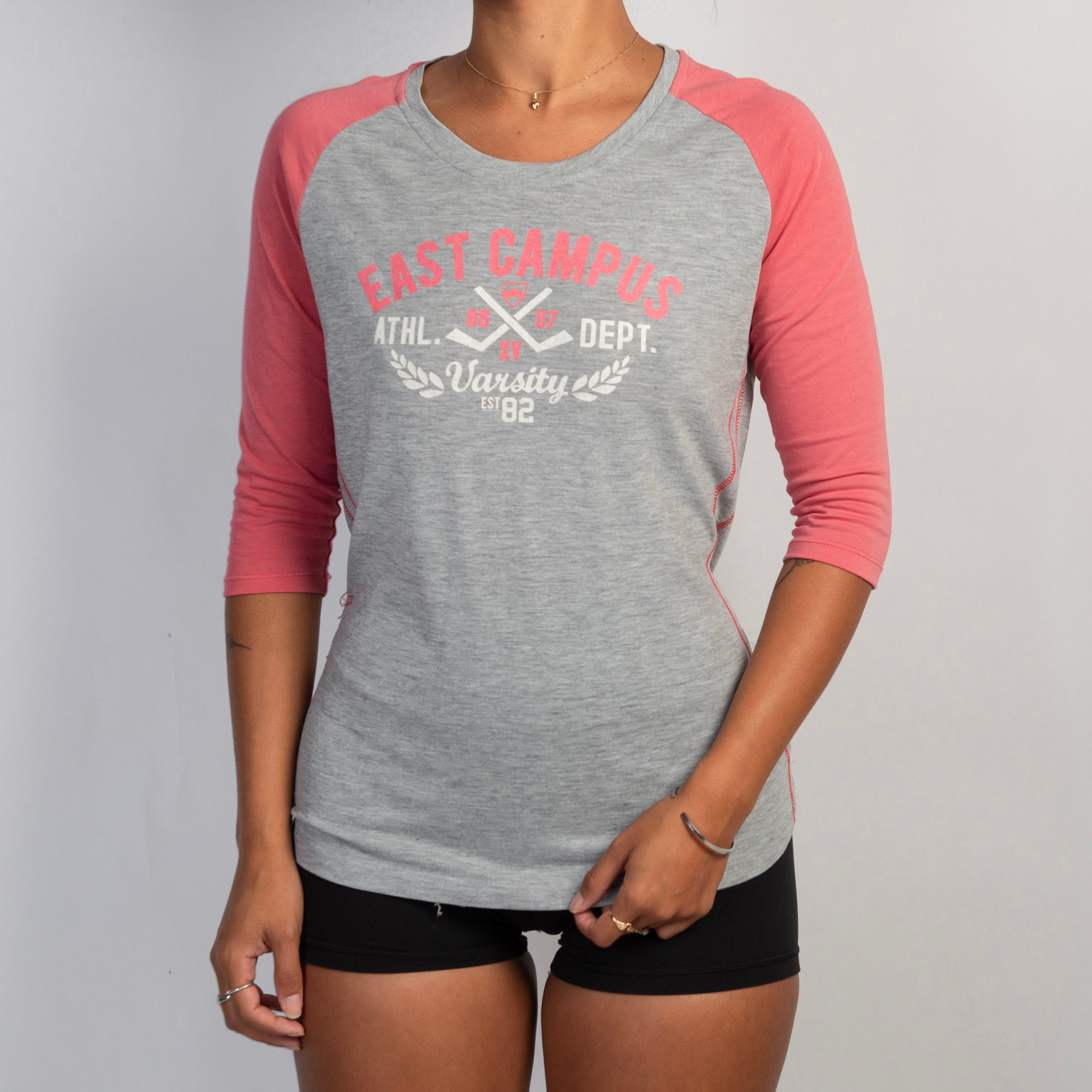 PINK RAGLAN TOP
