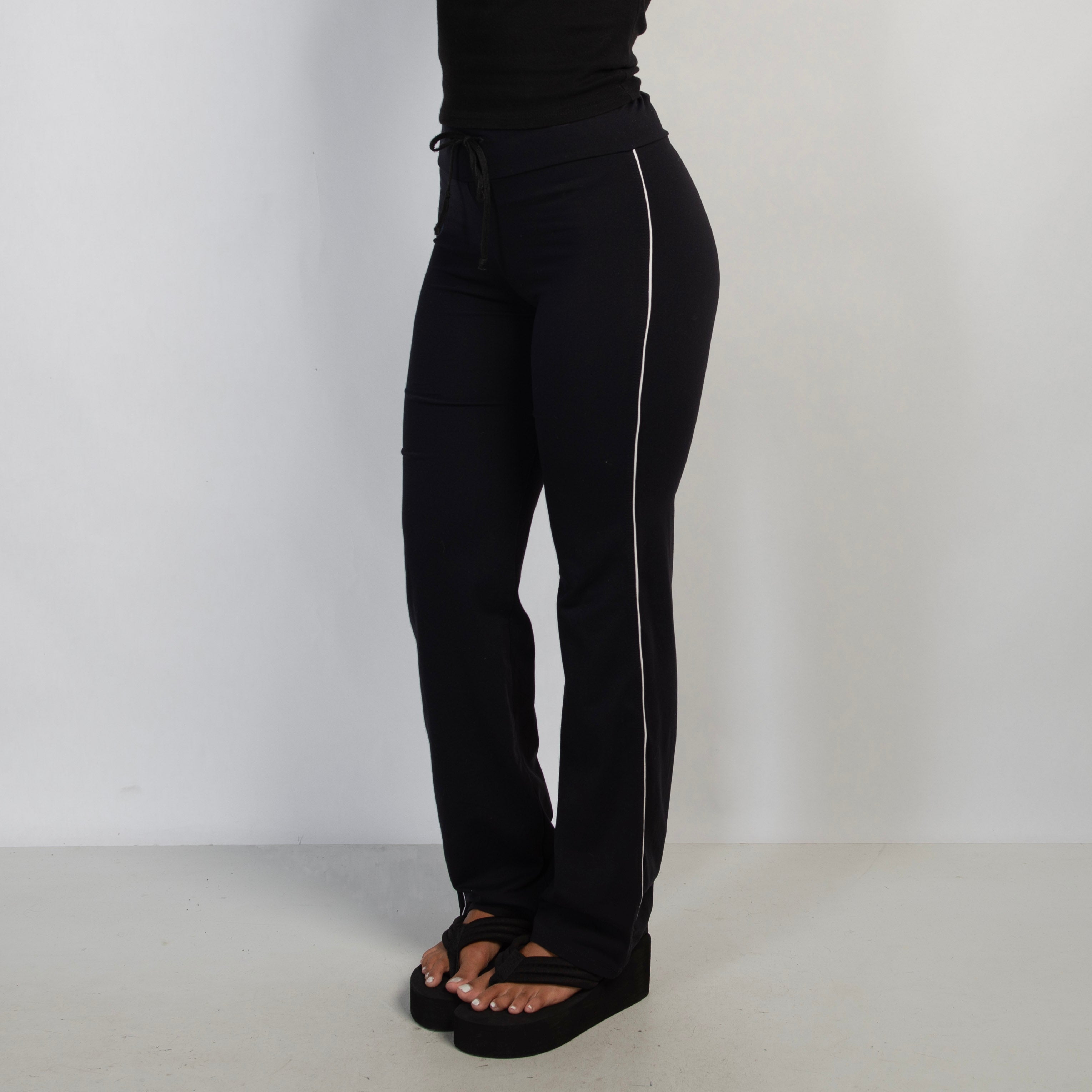 STRAIGHT LEG DRAWSTRING TIGHTS