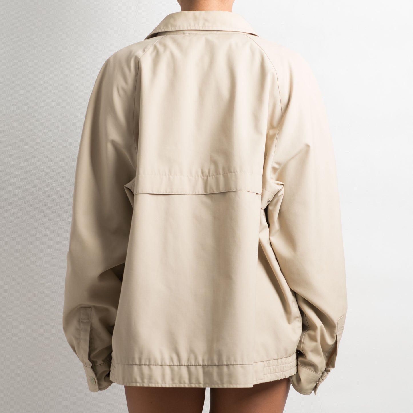 BEIGE ZIP UP JACKET