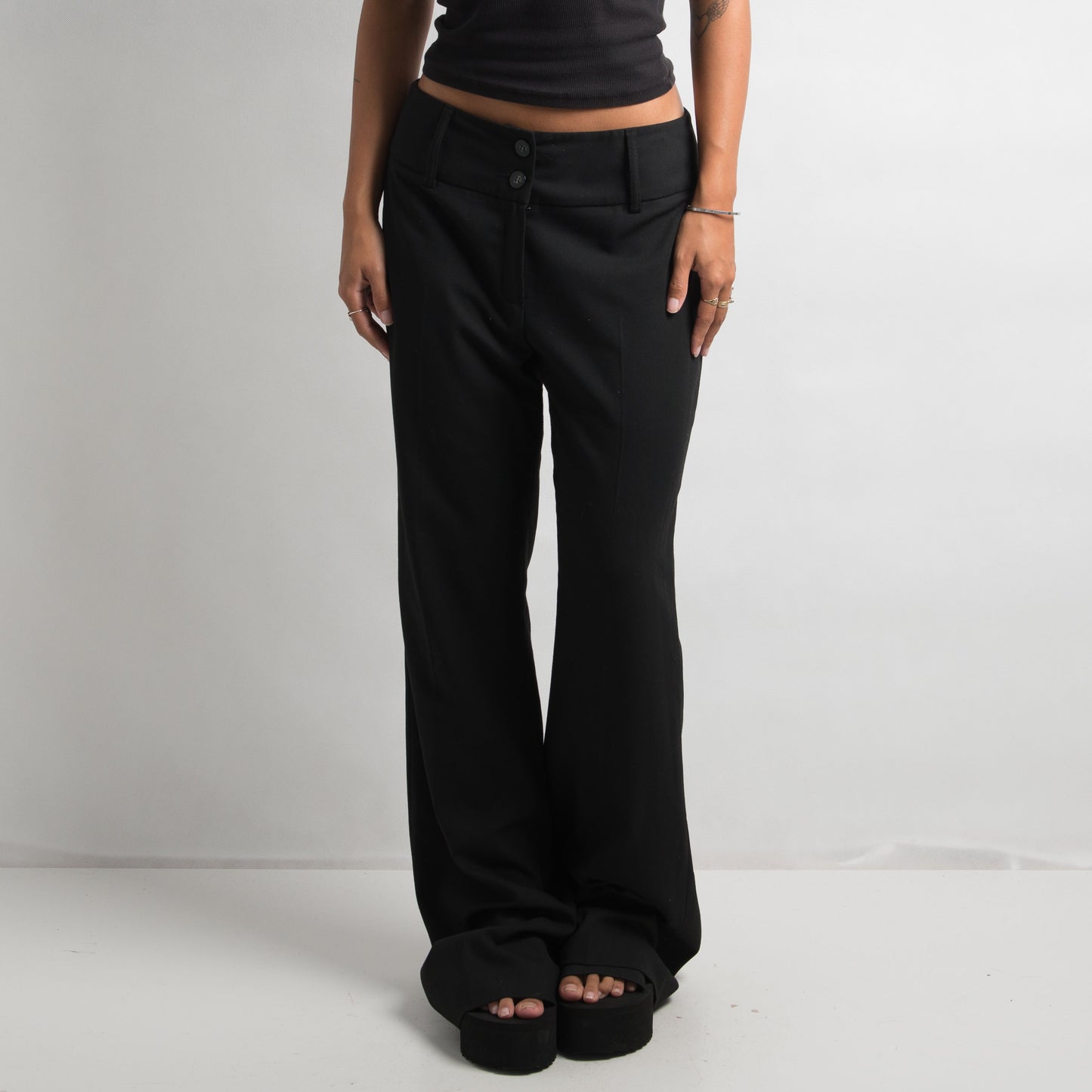 CLASSIC BLACK TROUSERS