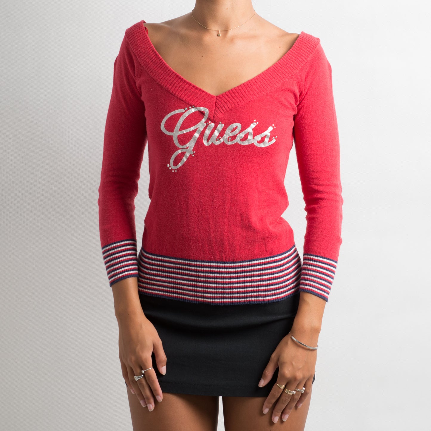 THIN KNIT GUESS TOP