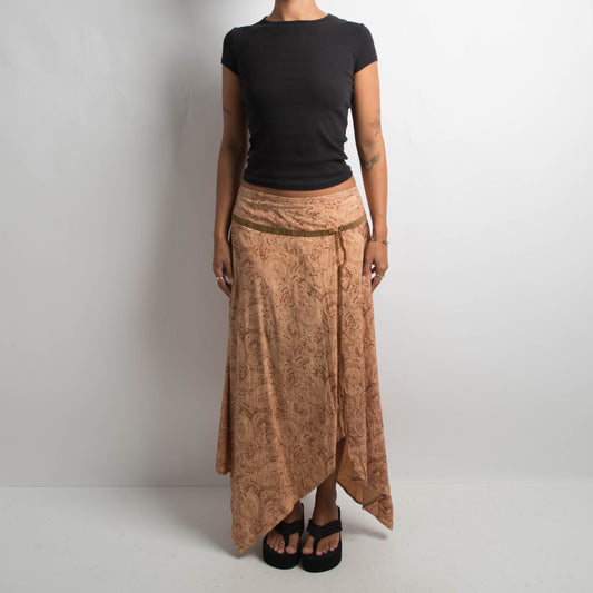 BOHO ASYMMETRIC SKIRT