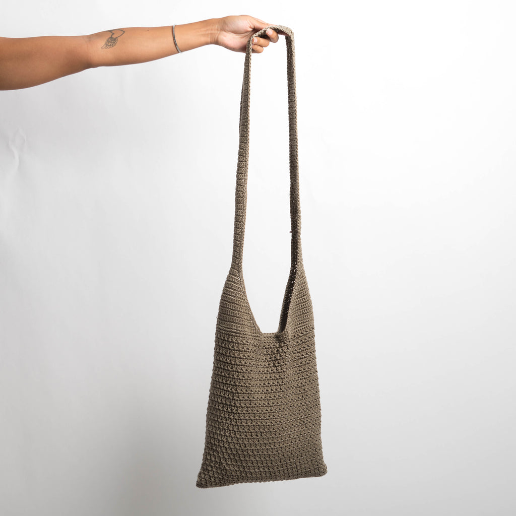 CROCHET CROSS BODY BAG