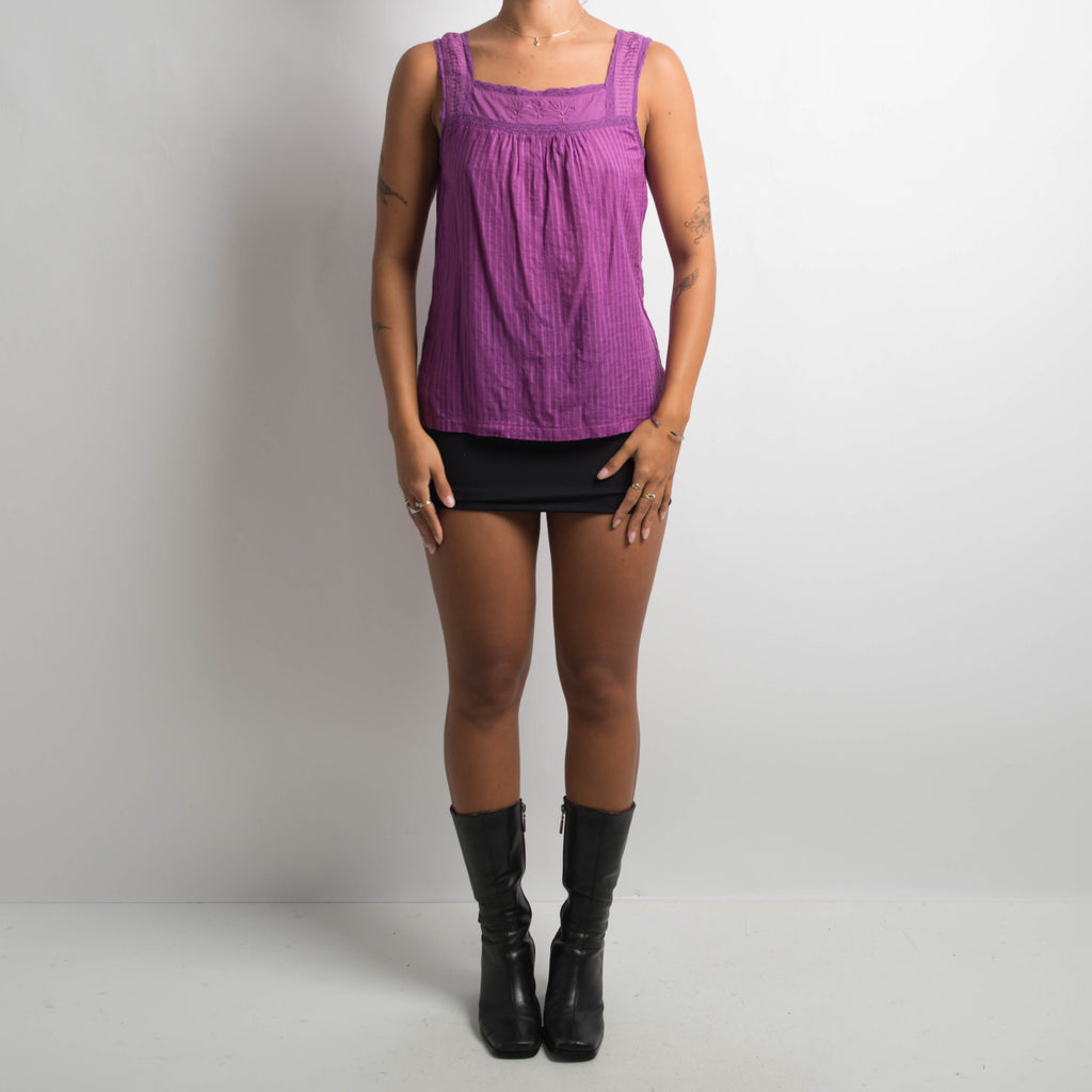 PURPLE COTTON TOP