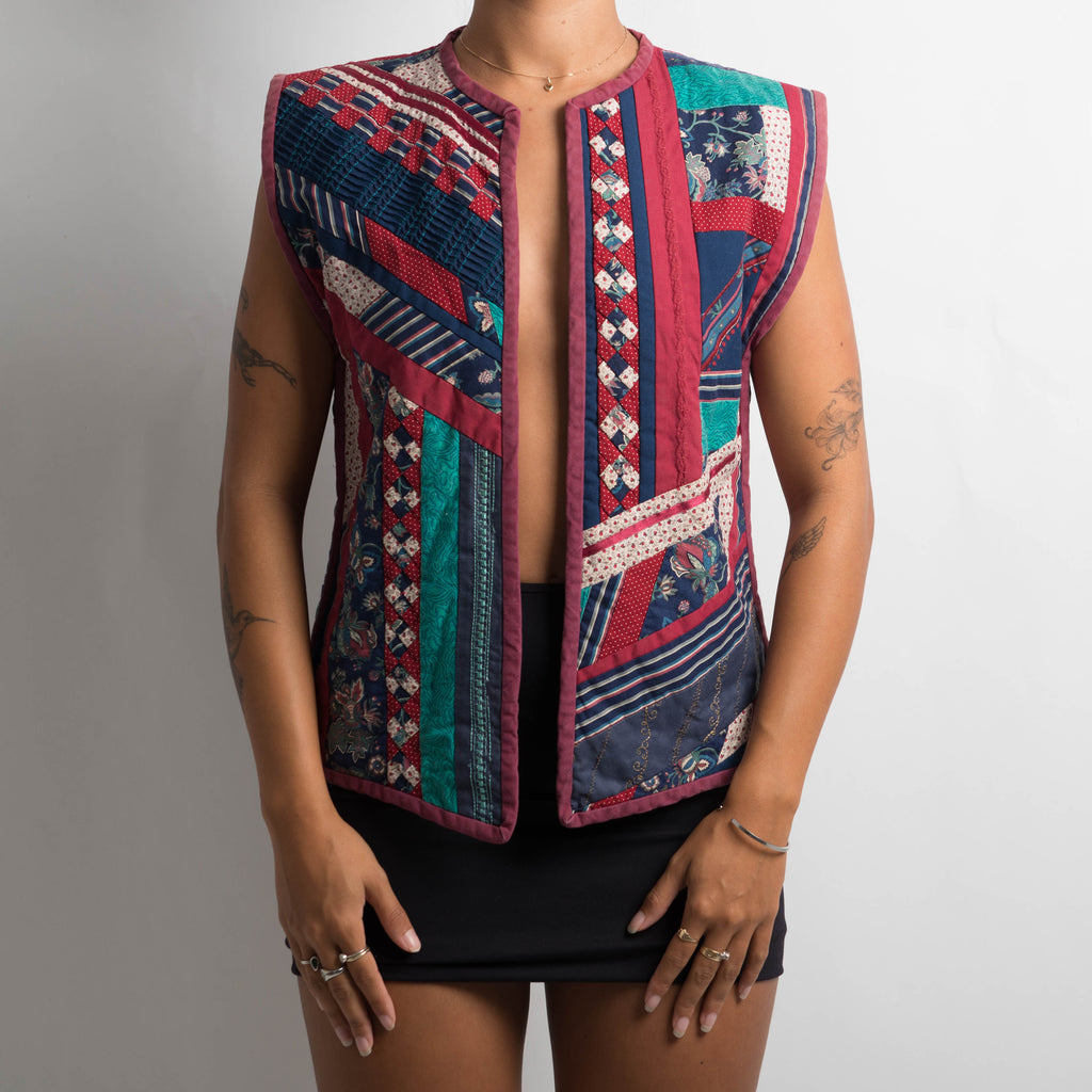 REVERSIBLE QUILTED VEST