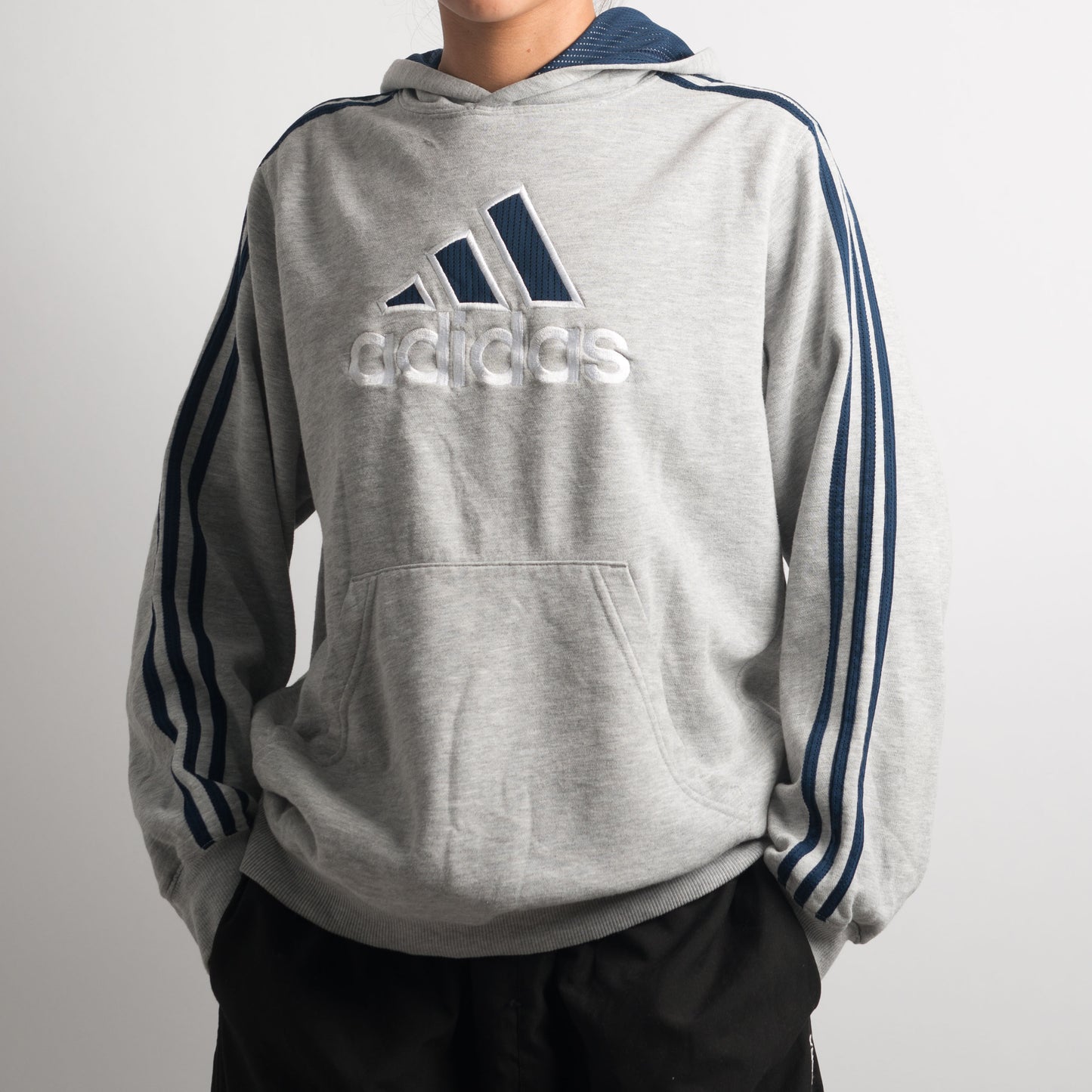 GREY ADIDAS HOODIE