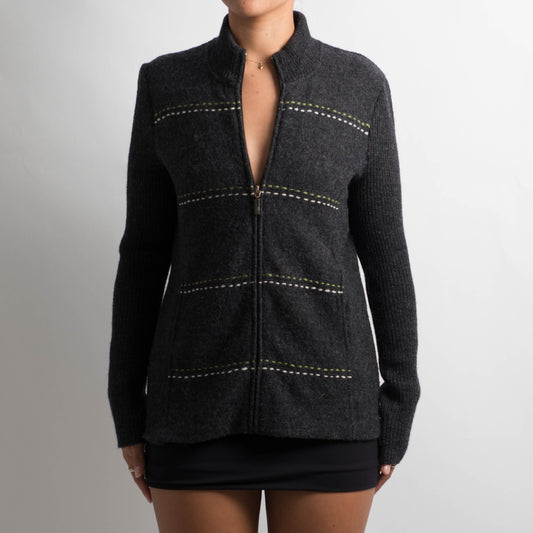 STRIPE WOOL JACKET