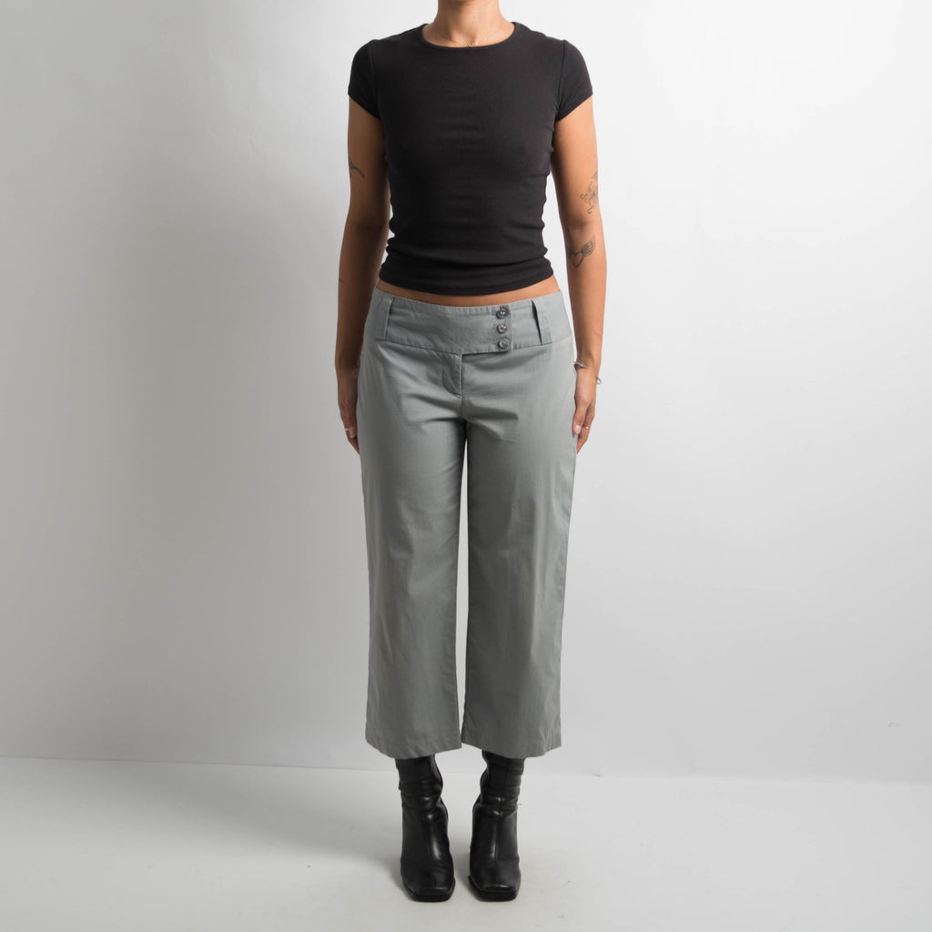 GREY BLUE CAPRI PANTS