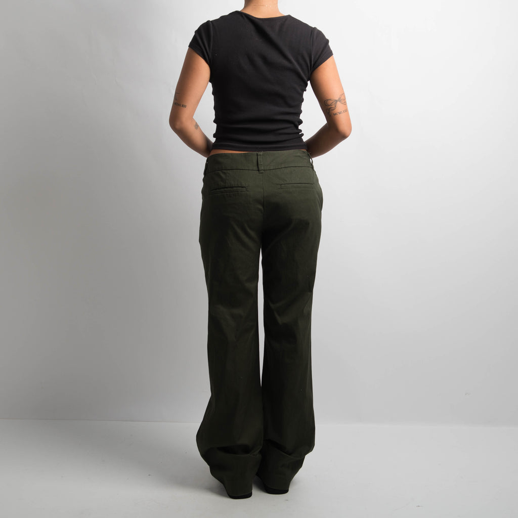 DARK GREEN TROUSERS