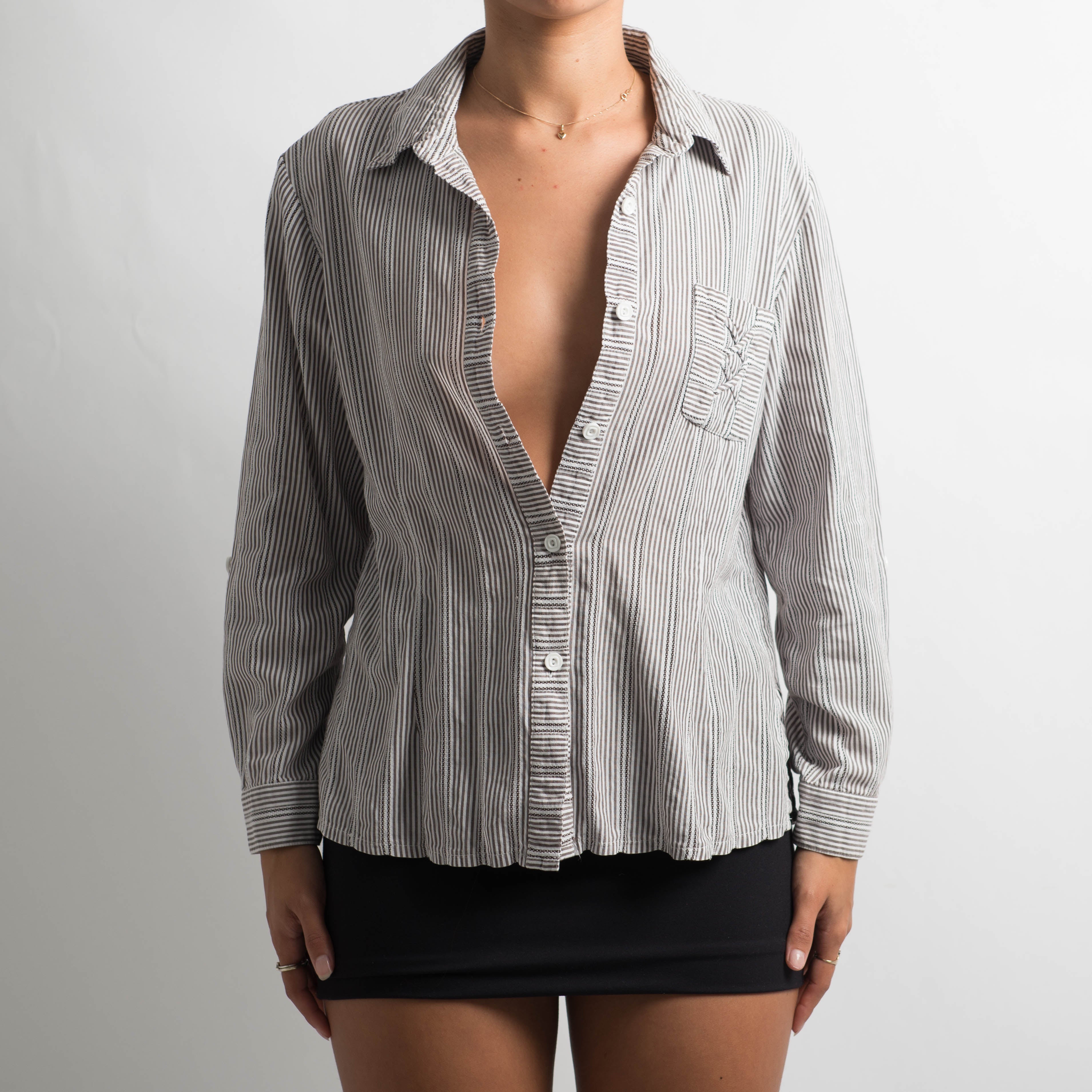 STRIPE POCKET BLOUSE