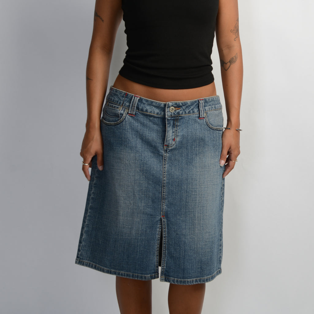 DENIM MIDI SKIRT