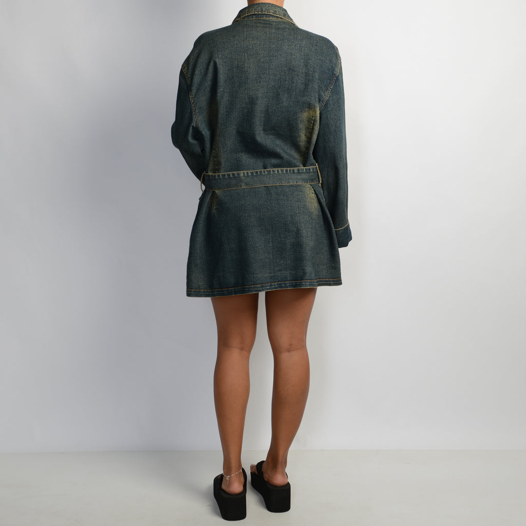 DENIM LONGLINE JACKET