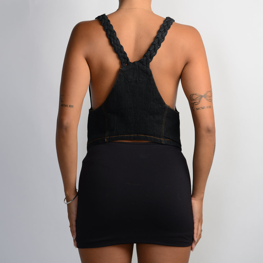 DARK DENIM WAISTCOAT VEST