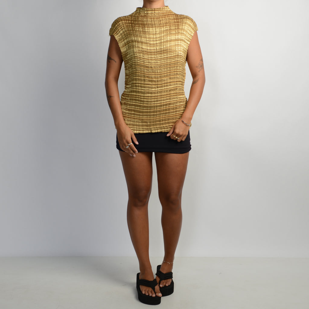 GOLD TEXTURED TOP