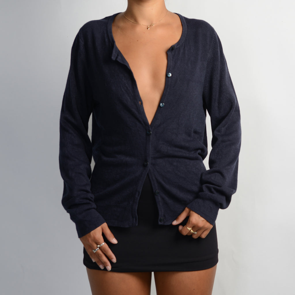 DEEP NAVY CARDIGAN