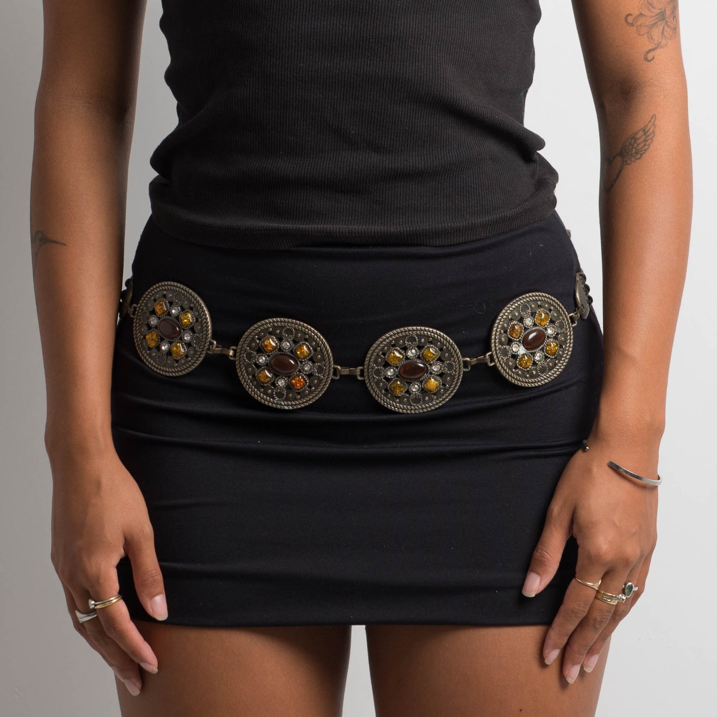 METAL BOHO CHAIN BELT