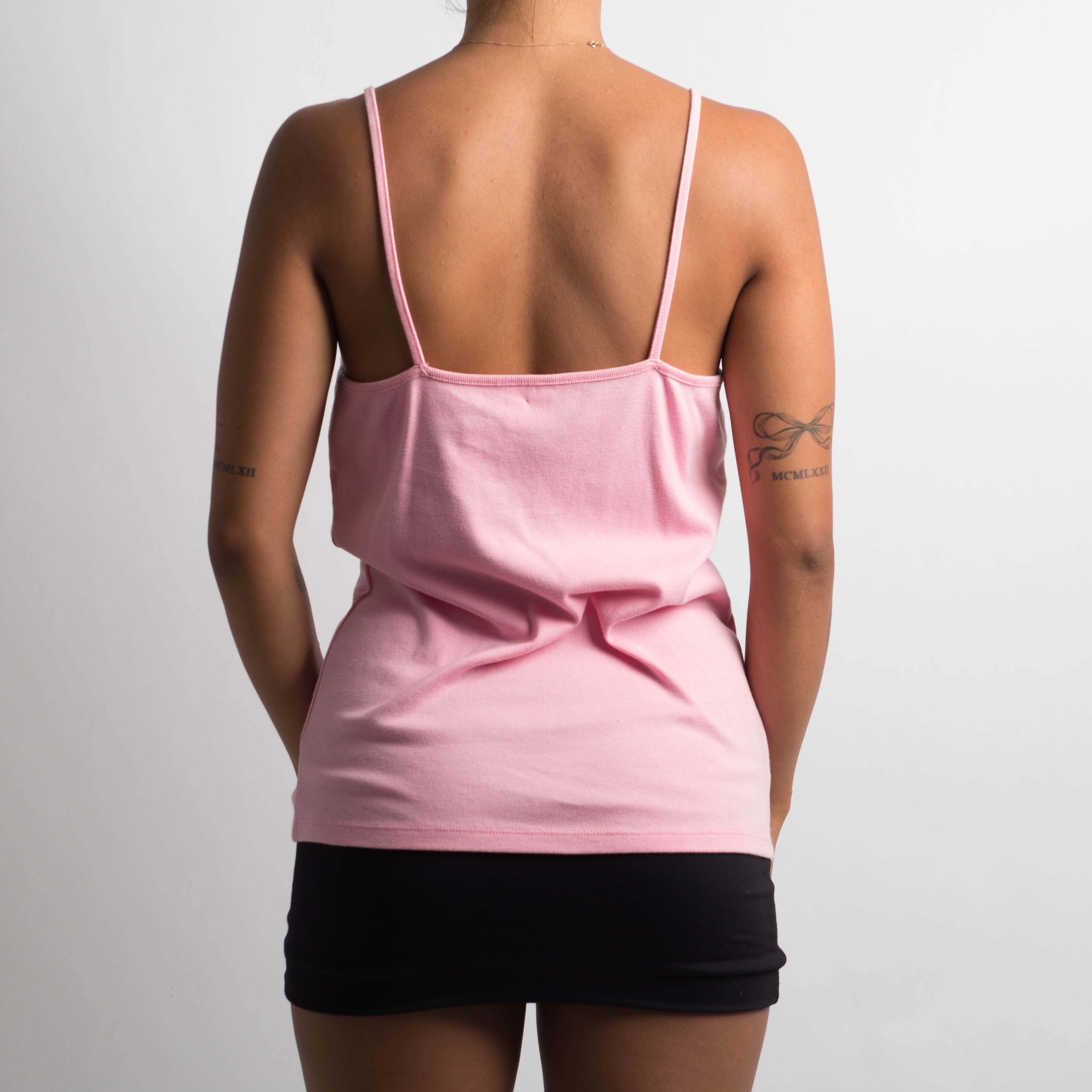 PINK BEADED CAMISOLE