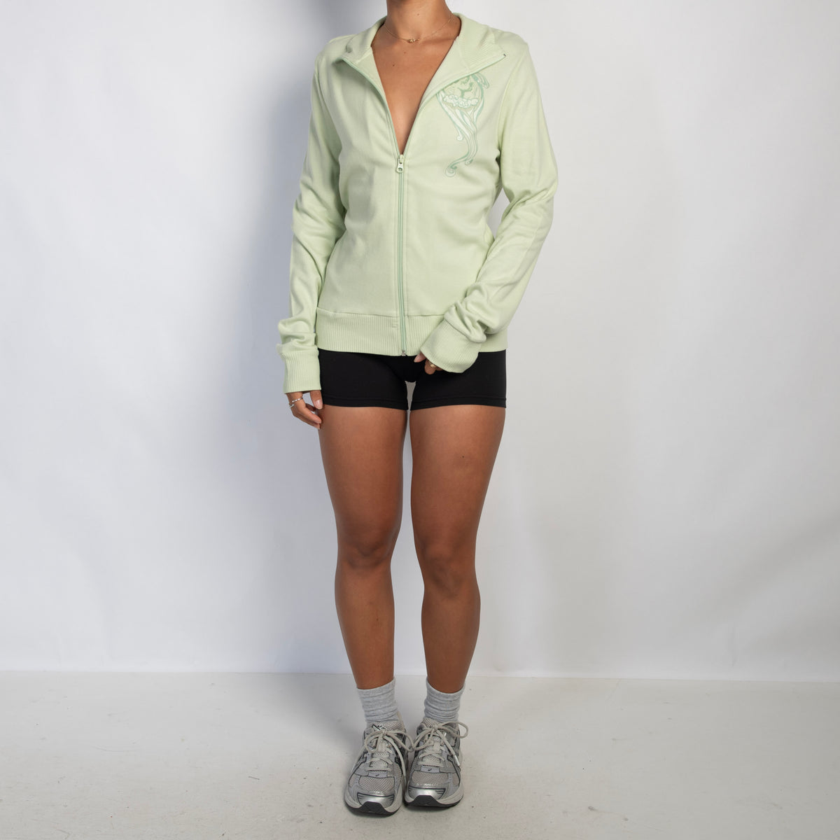 GREEN COTTON JACKET