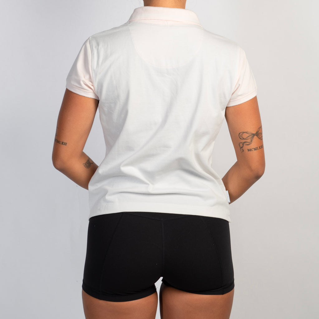 PALE PINK POLO TEE