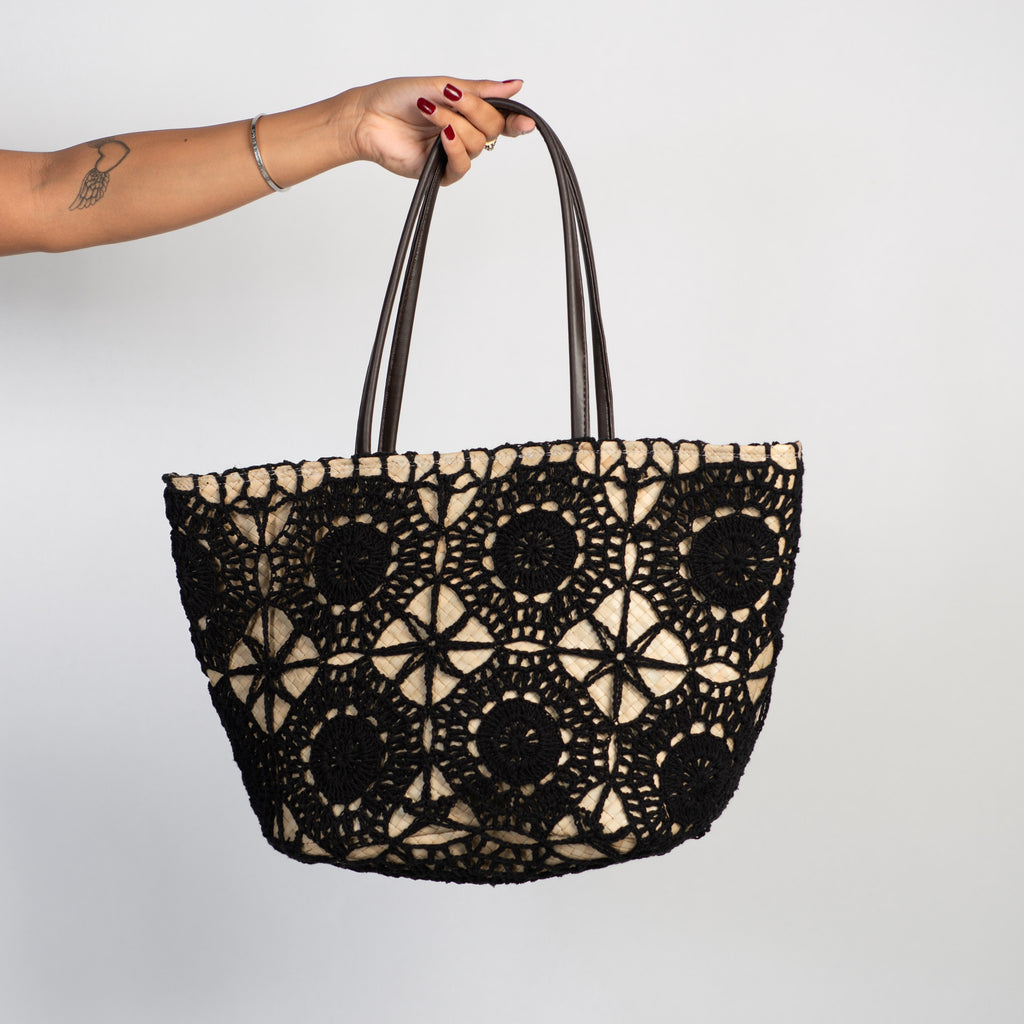 CROCHET STRAW BAG