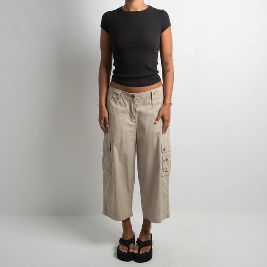 BEIGE CARGO PANTS