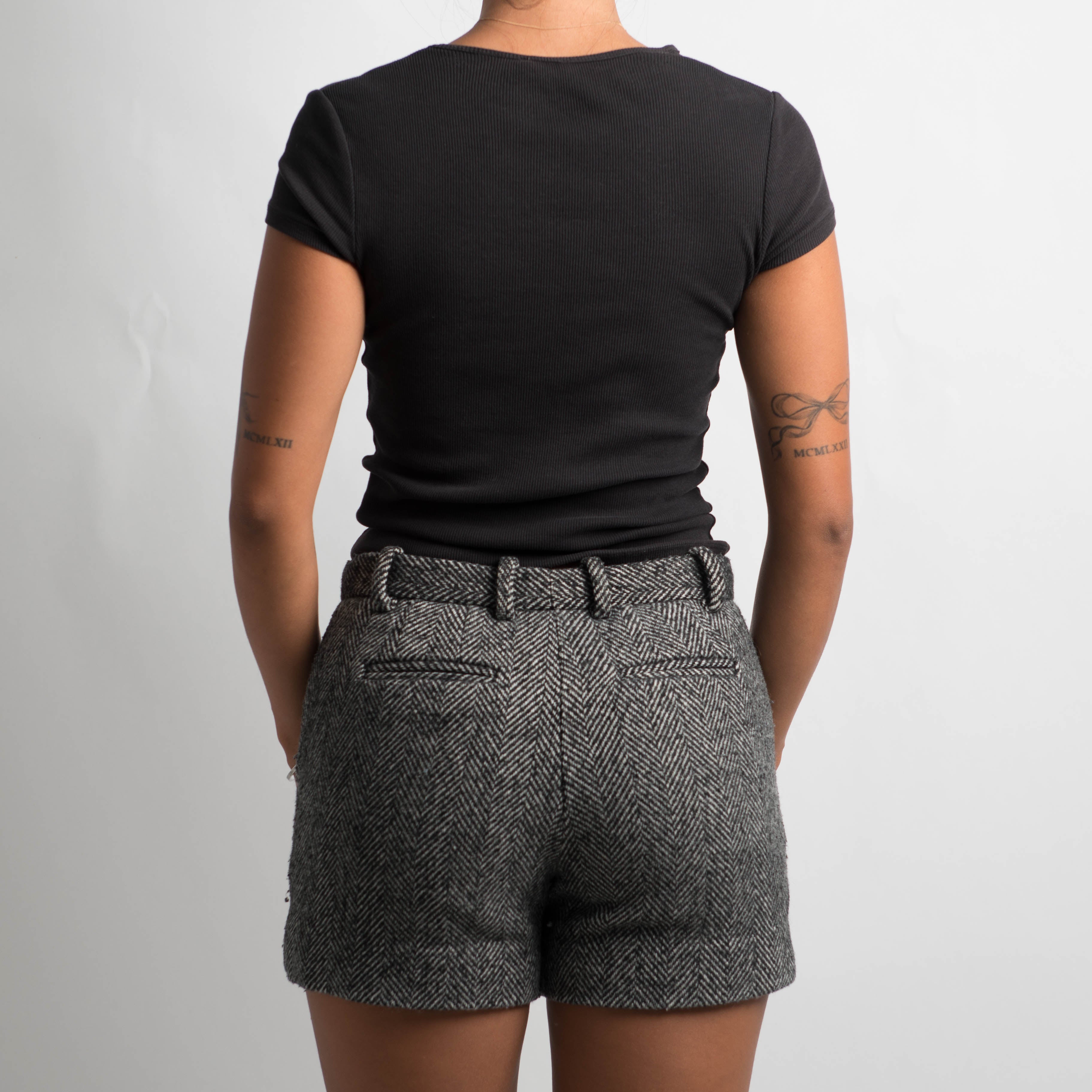 WOOL TAILORED SHORTS