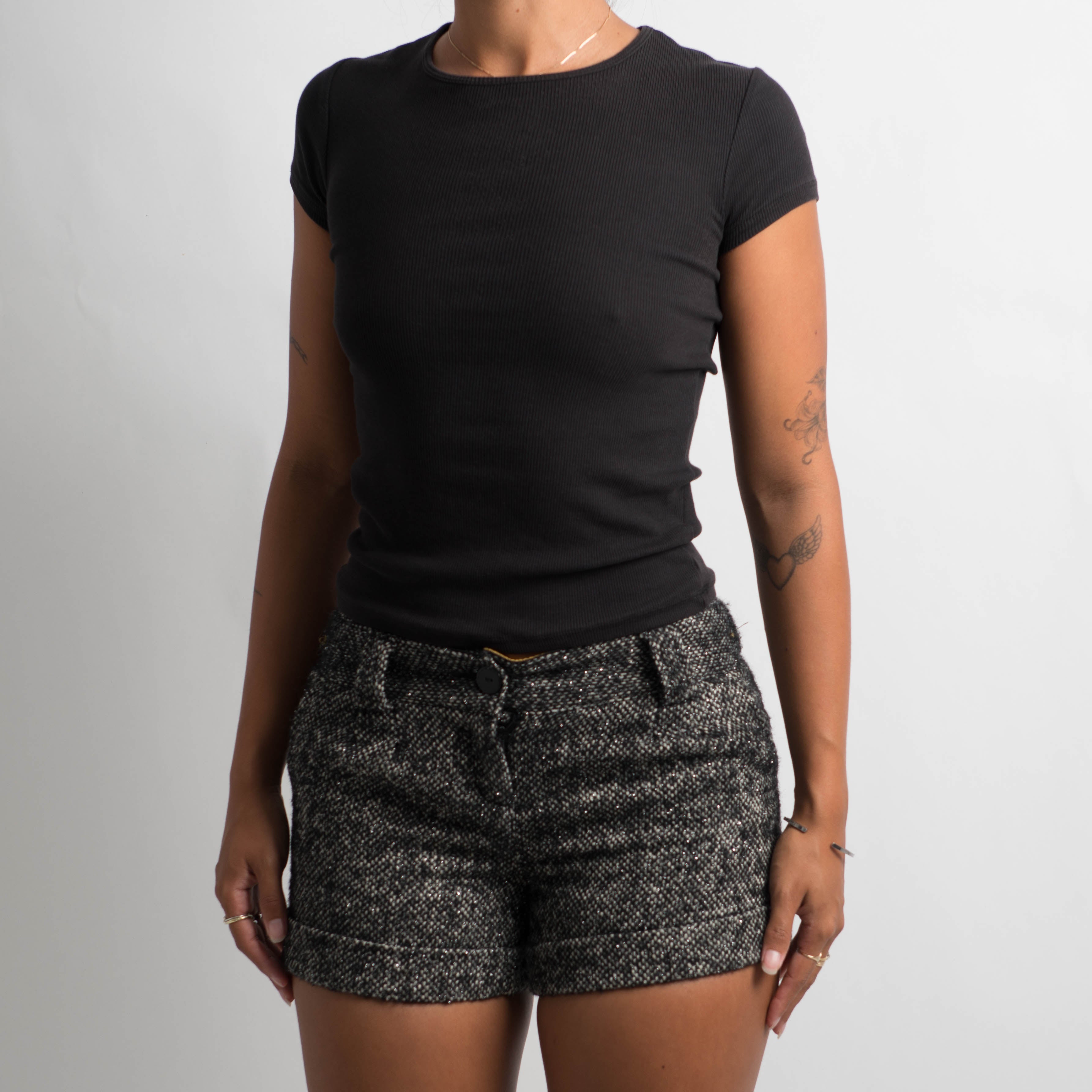 WOOL TAILORED SHORTS