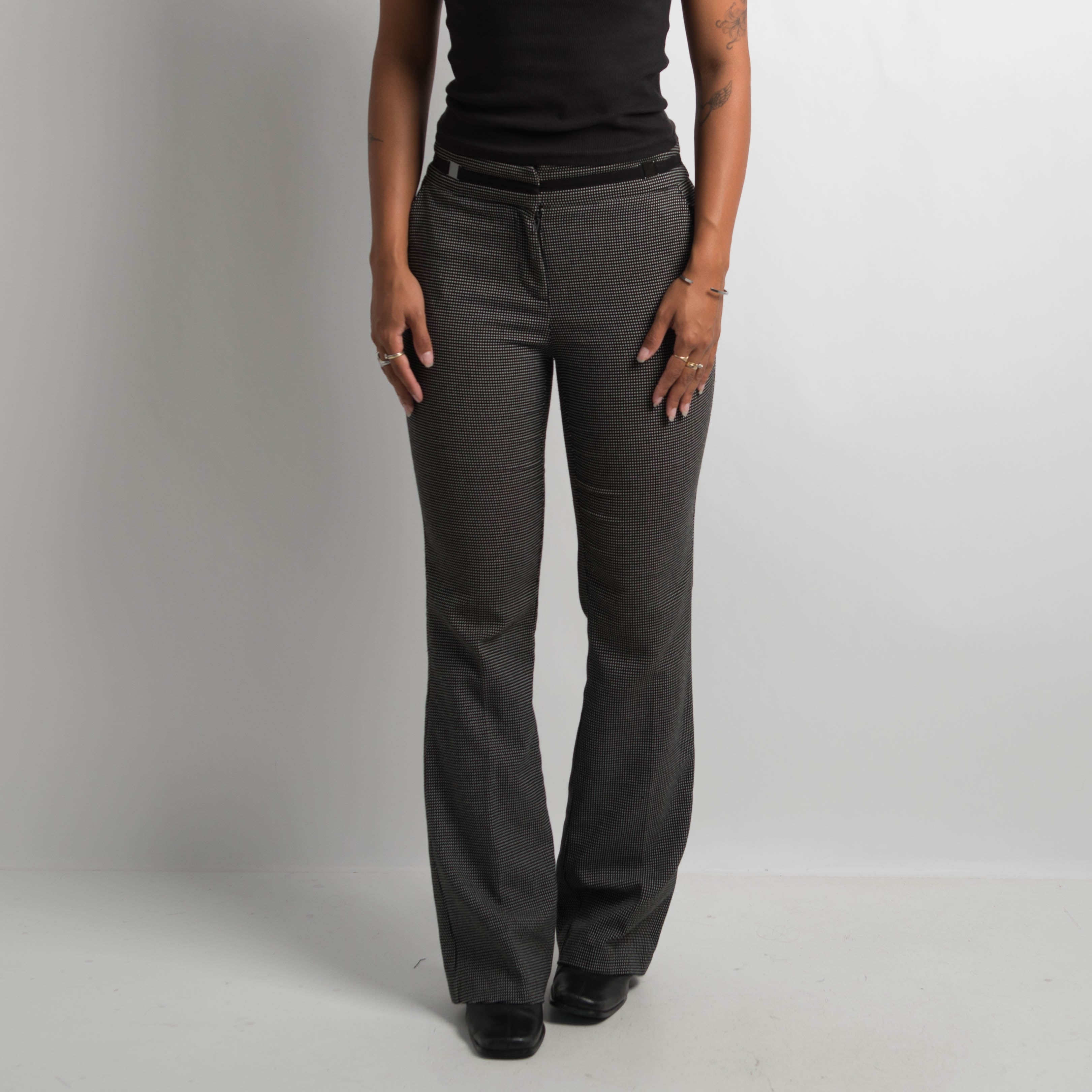 POLKA DOT BOOTCUT PANTS