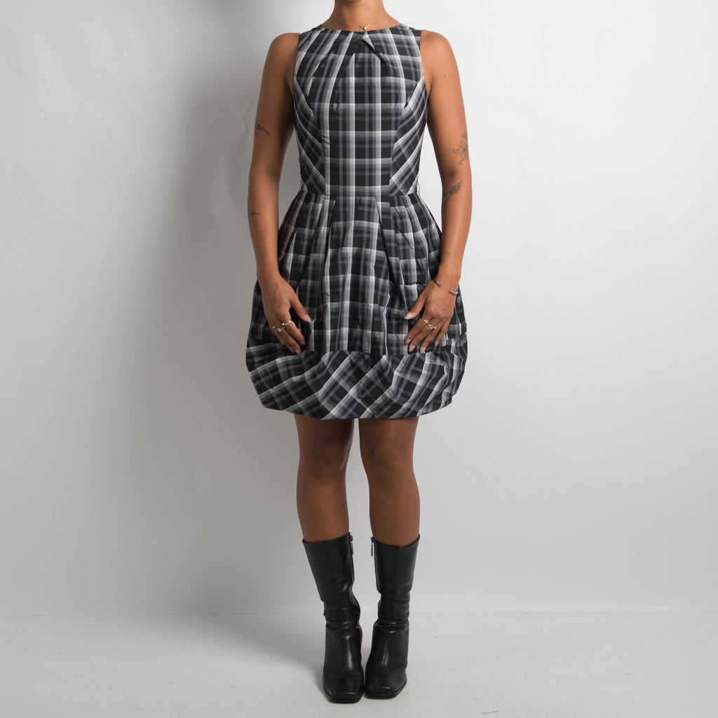 PLAID BUBBLE DRESS