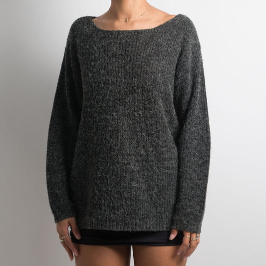 CHARCOAL MARLE KNIT