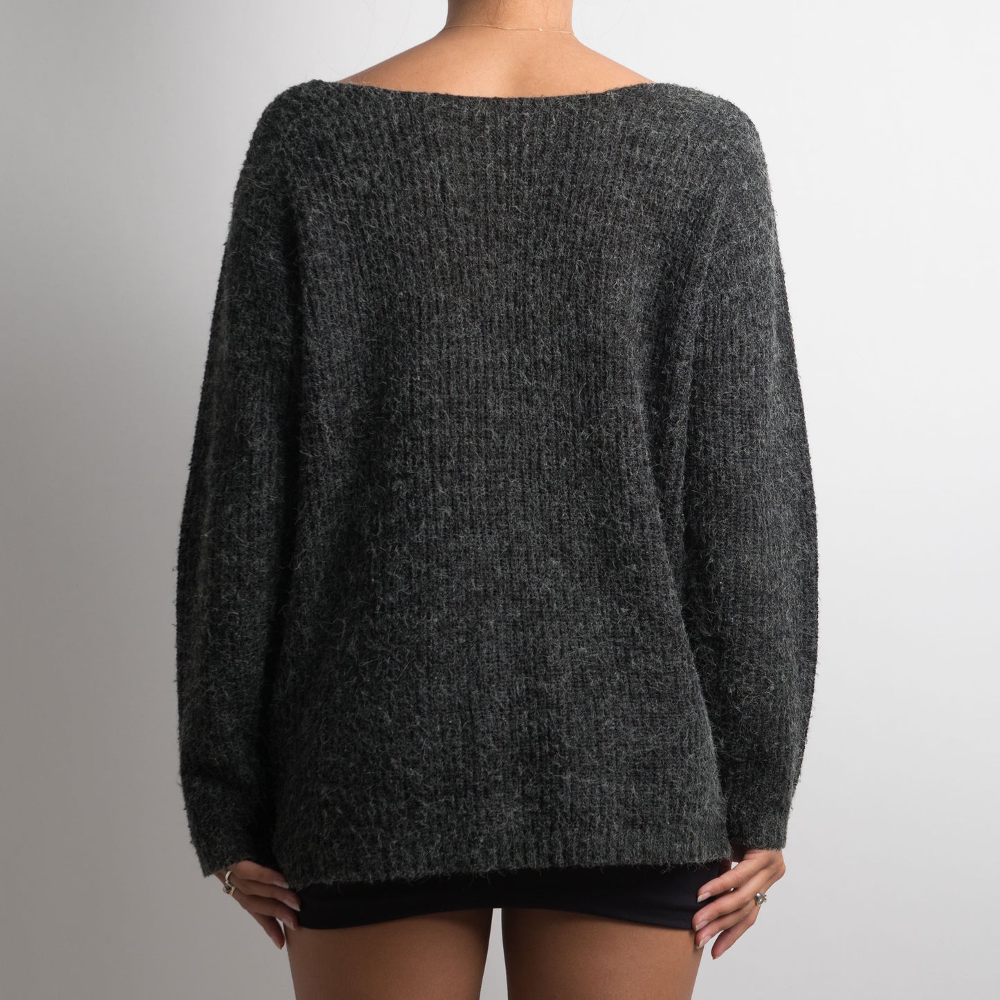 CHARCOAL MARLE KNIT