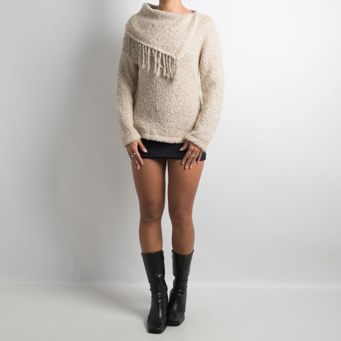 CREAM MARLE KNIT