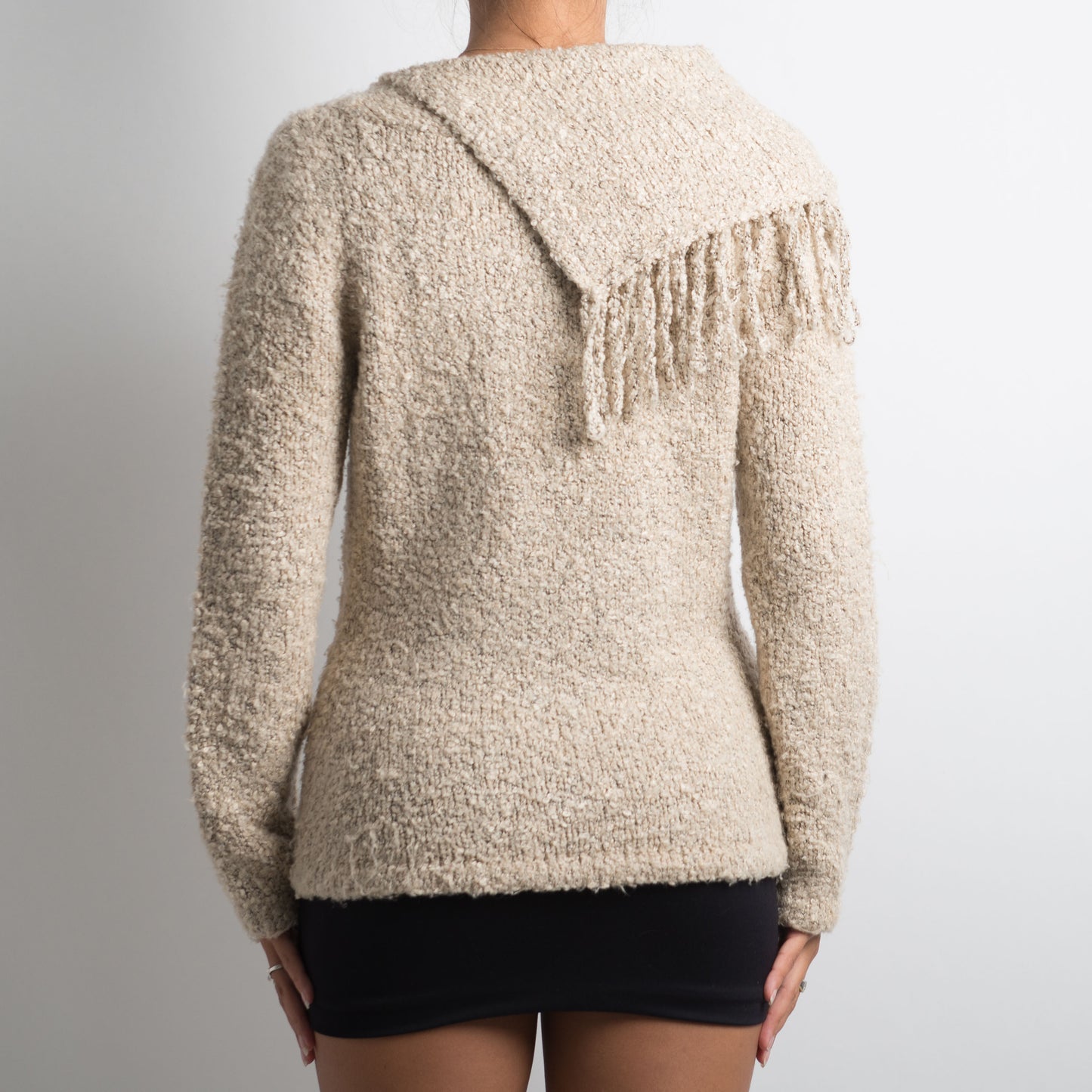 CREAM MARLE KNIT