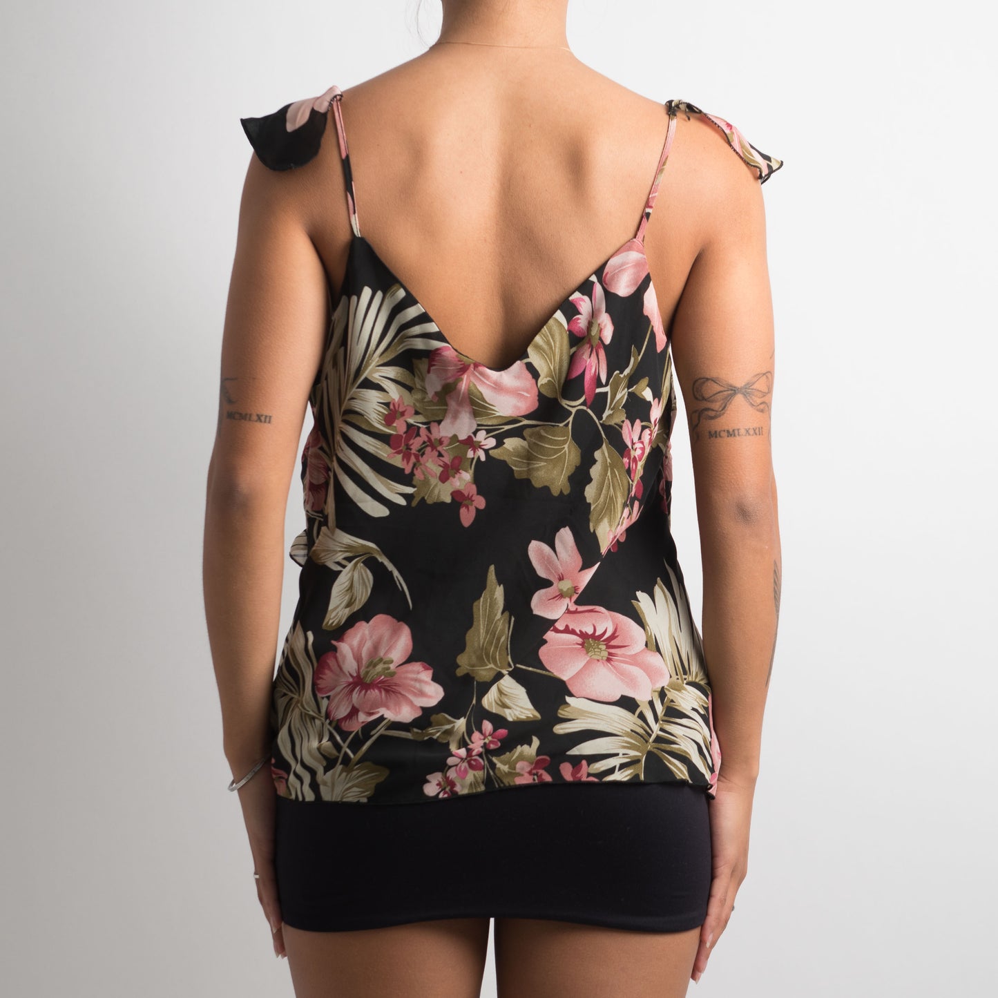 FLORAL RUFFLE CAMISOLE