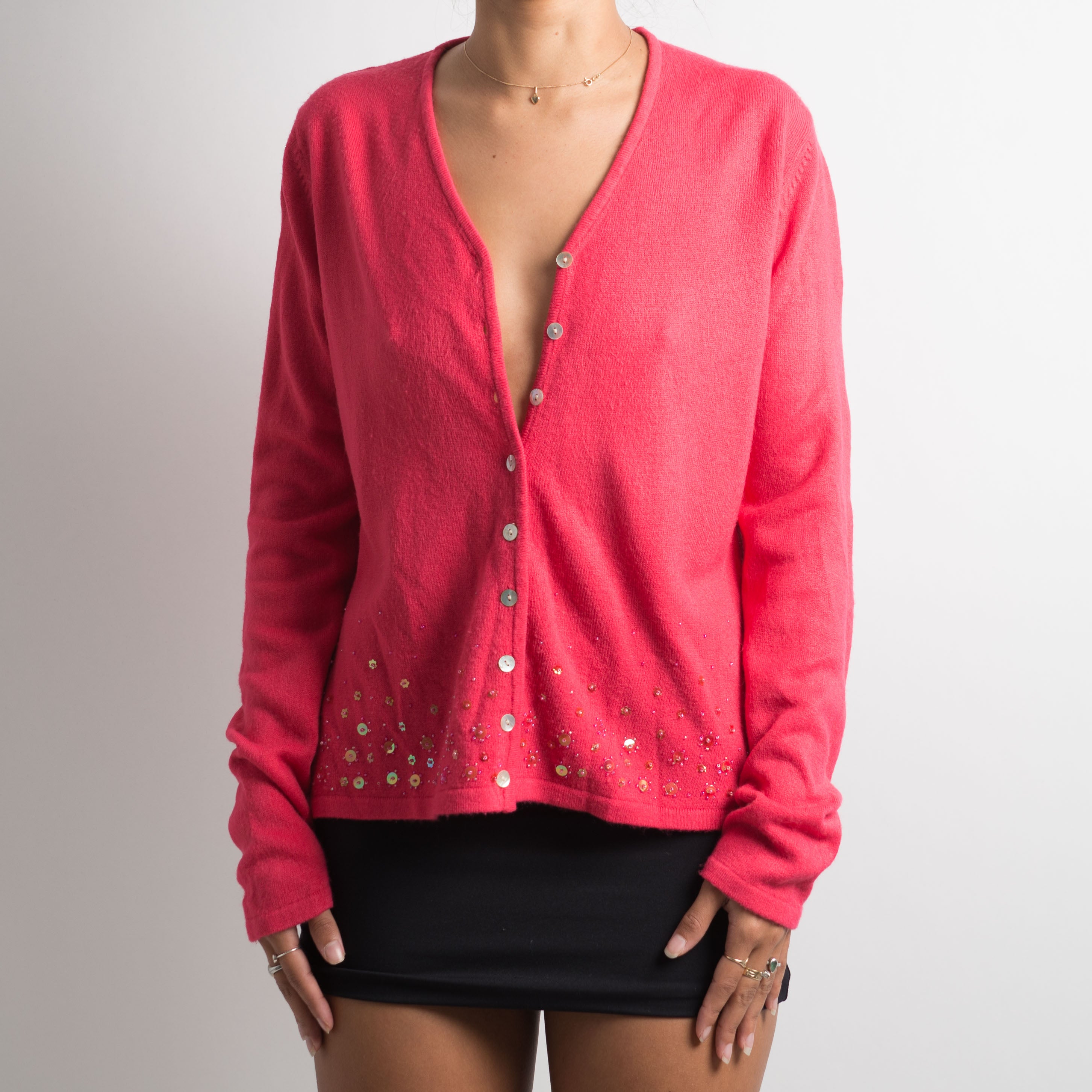 CARDIGAN ROSE VIF