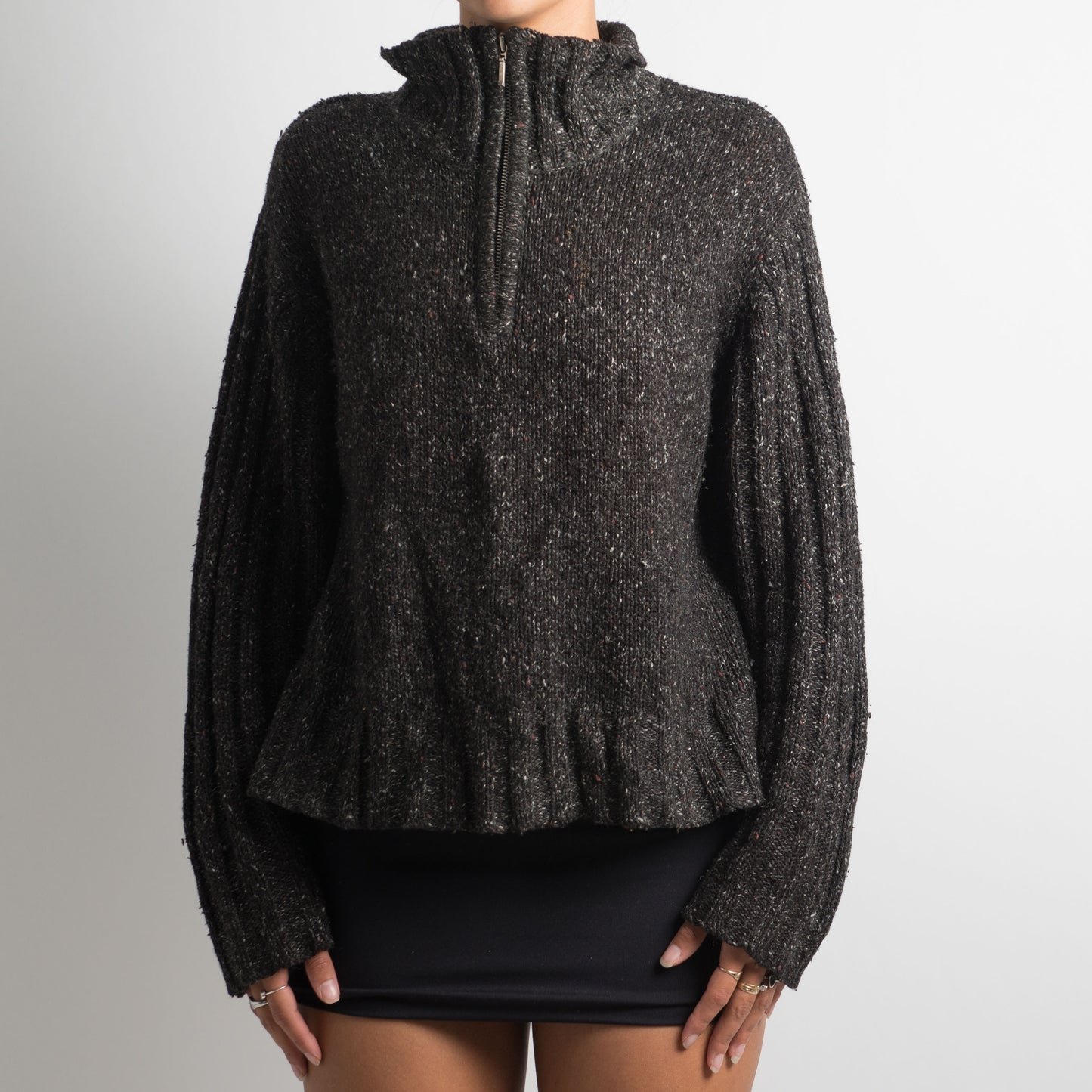 MARLE QUARTER ZIP KNIT