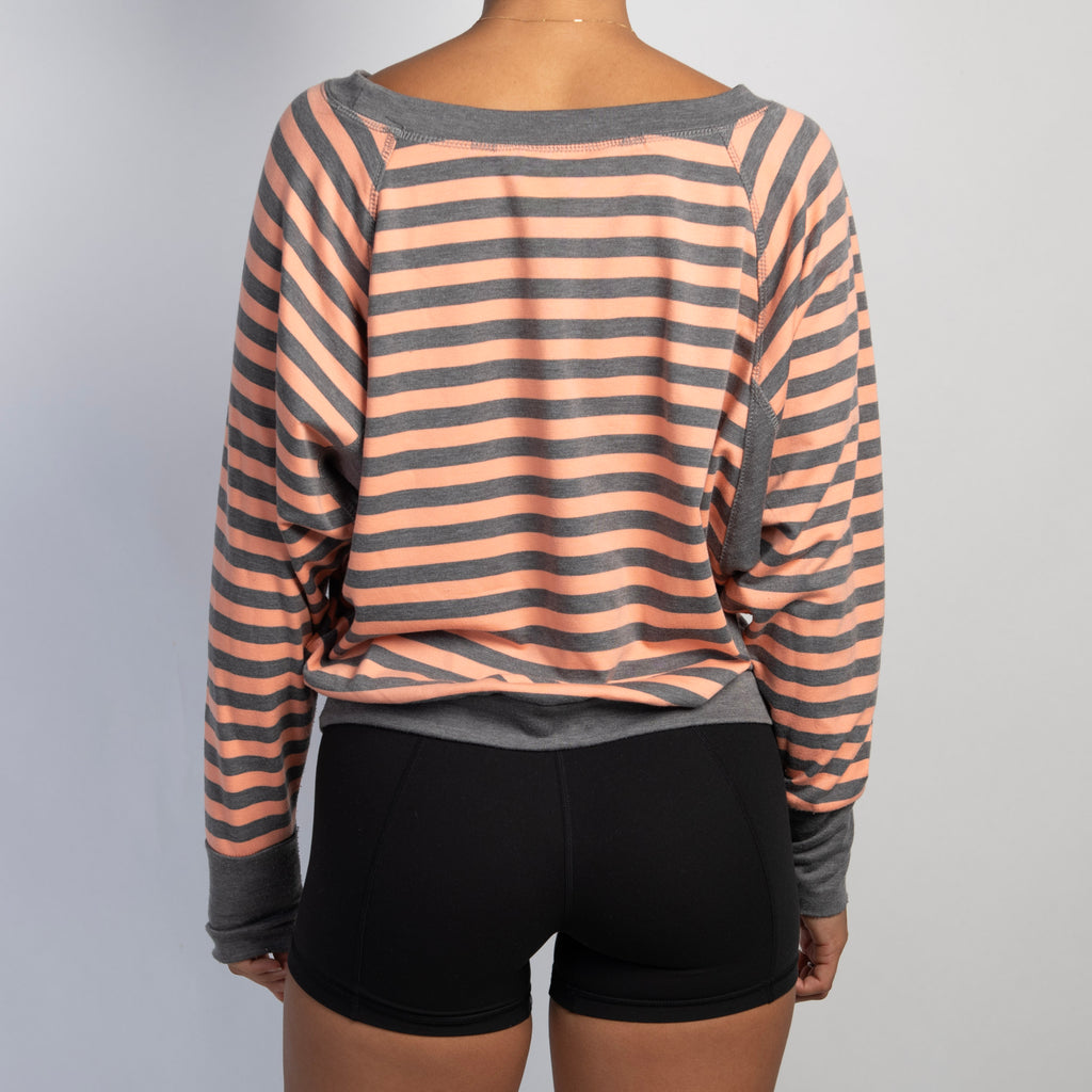 PEACH STRIPE TOP