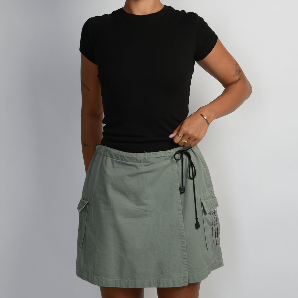 KHAKI CARGO SKORT