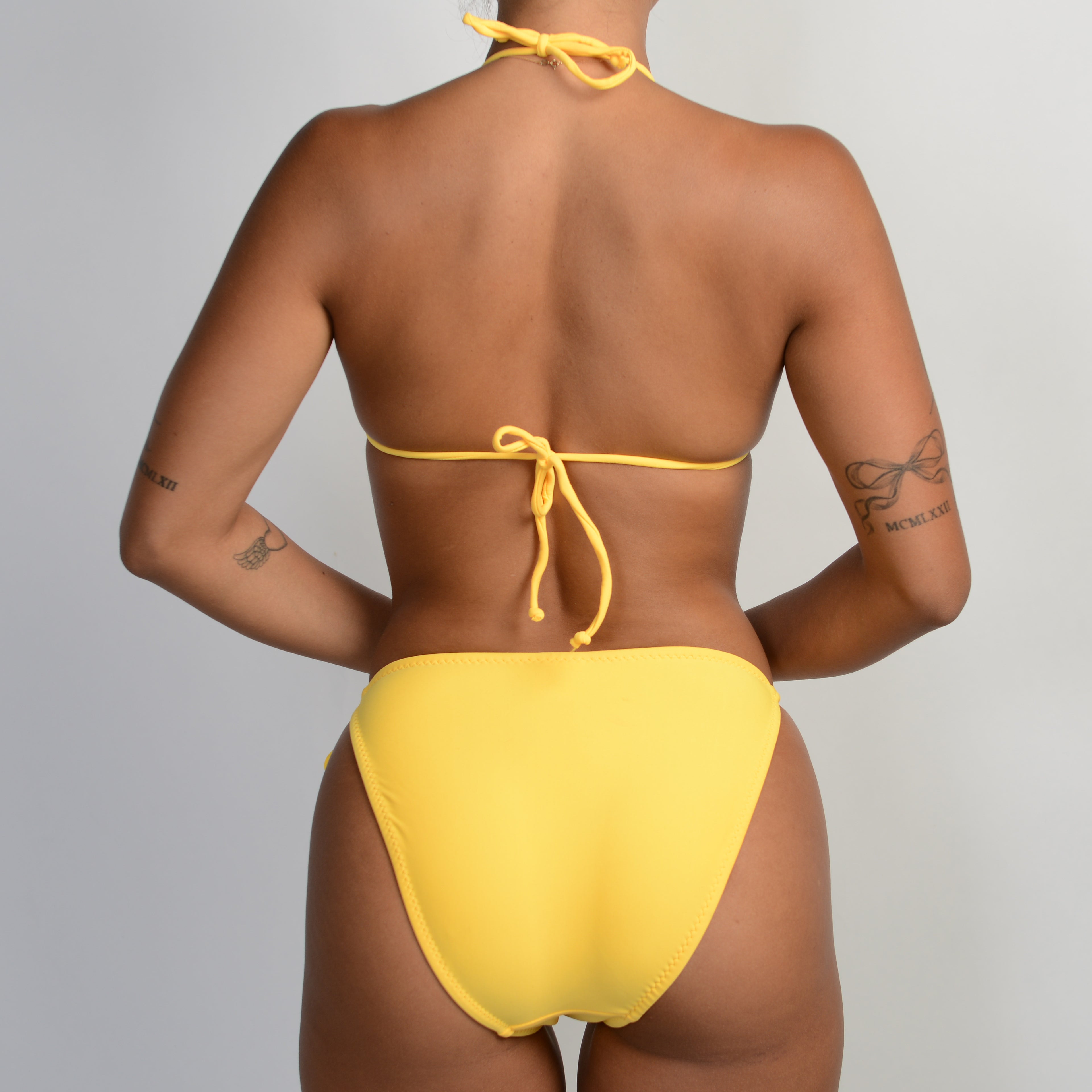 CANARY HALTER BIKINI TOP