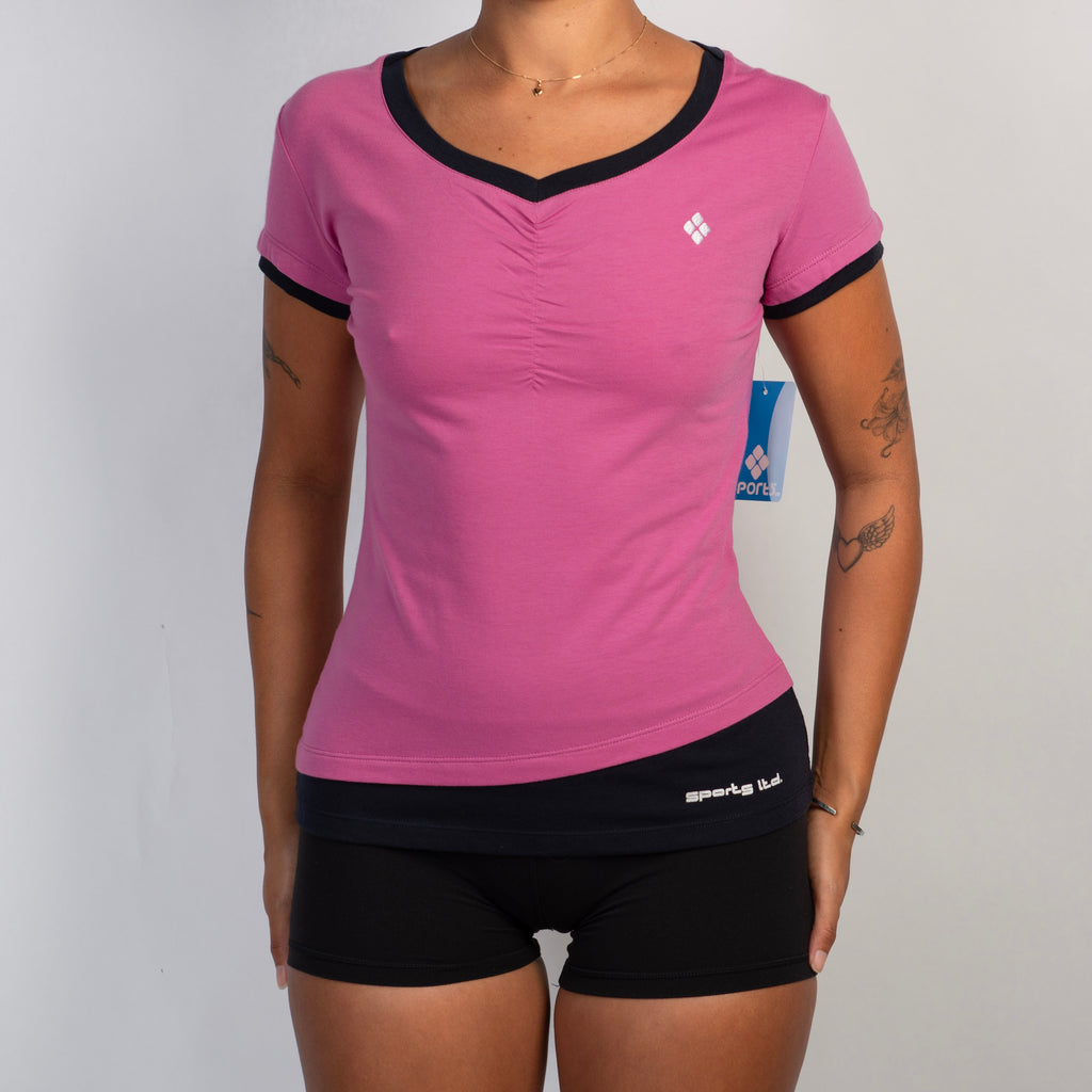 PINK LAYERED TEE