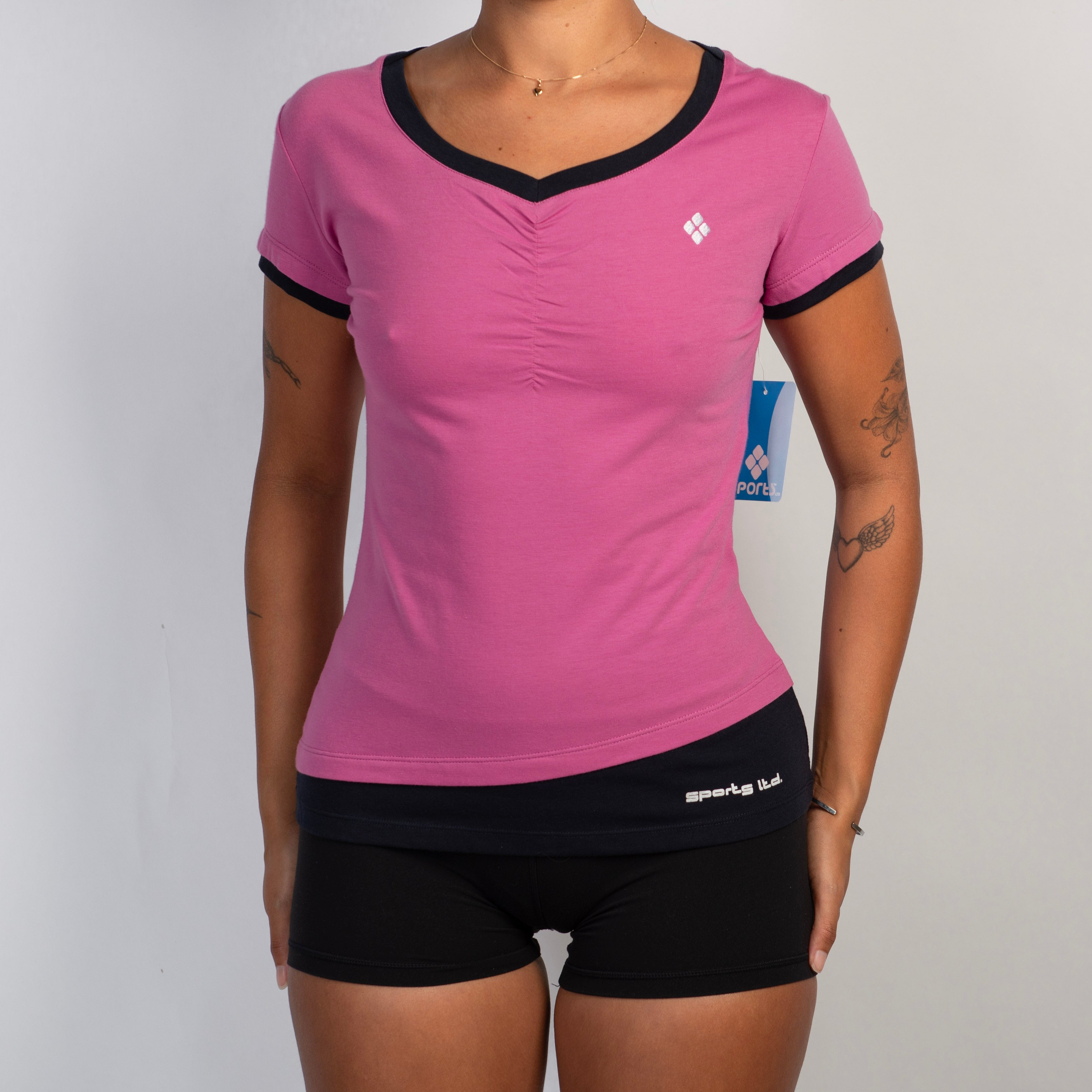 PINK LAYERED TEE