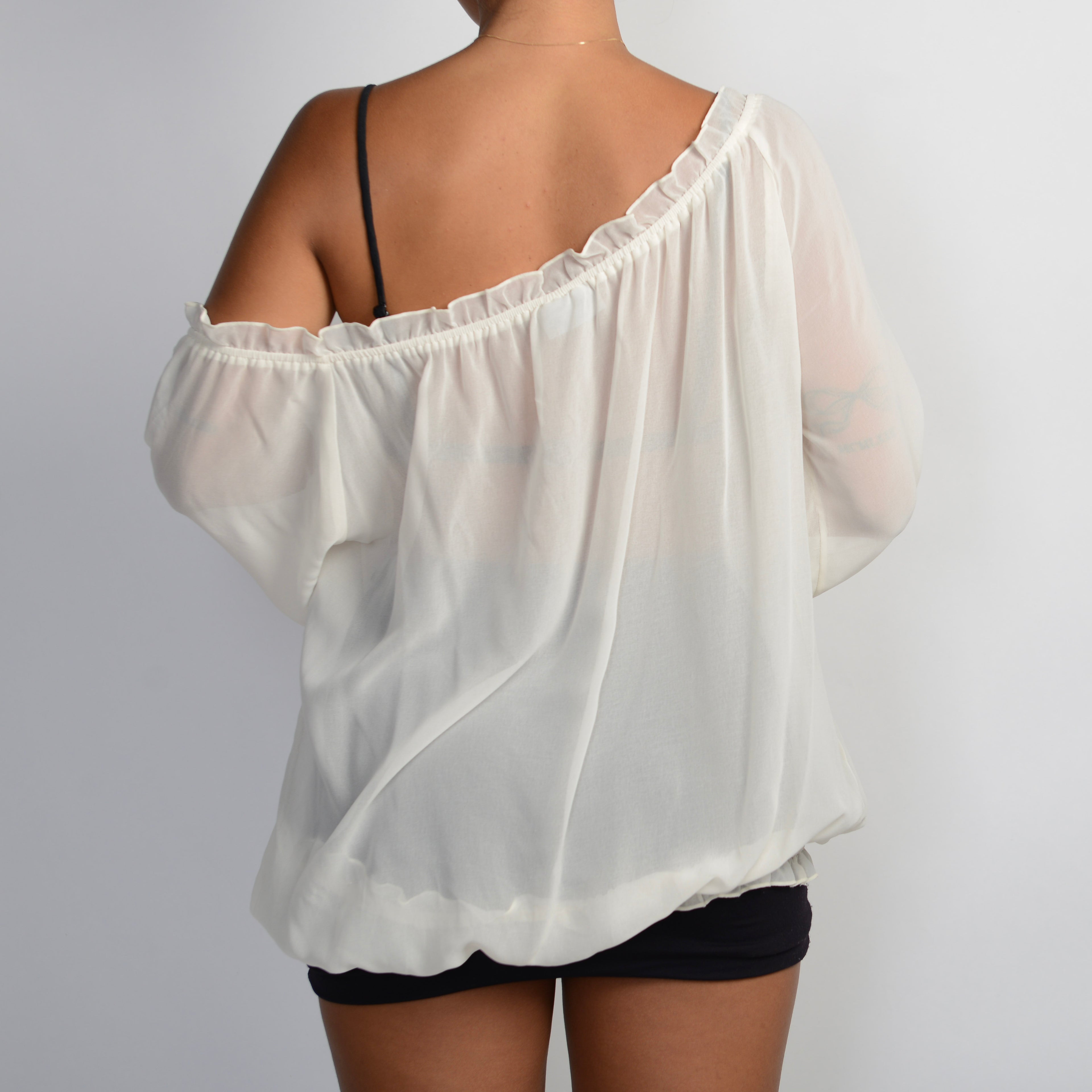 SHEER IVORY BLOUSE