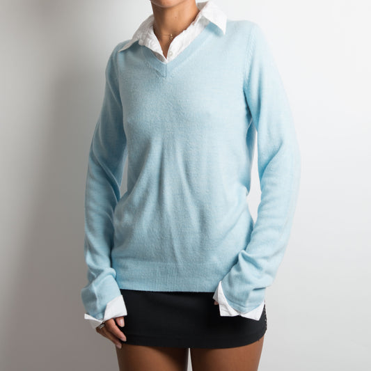 LAYERED KNIT LONG SLEEVE