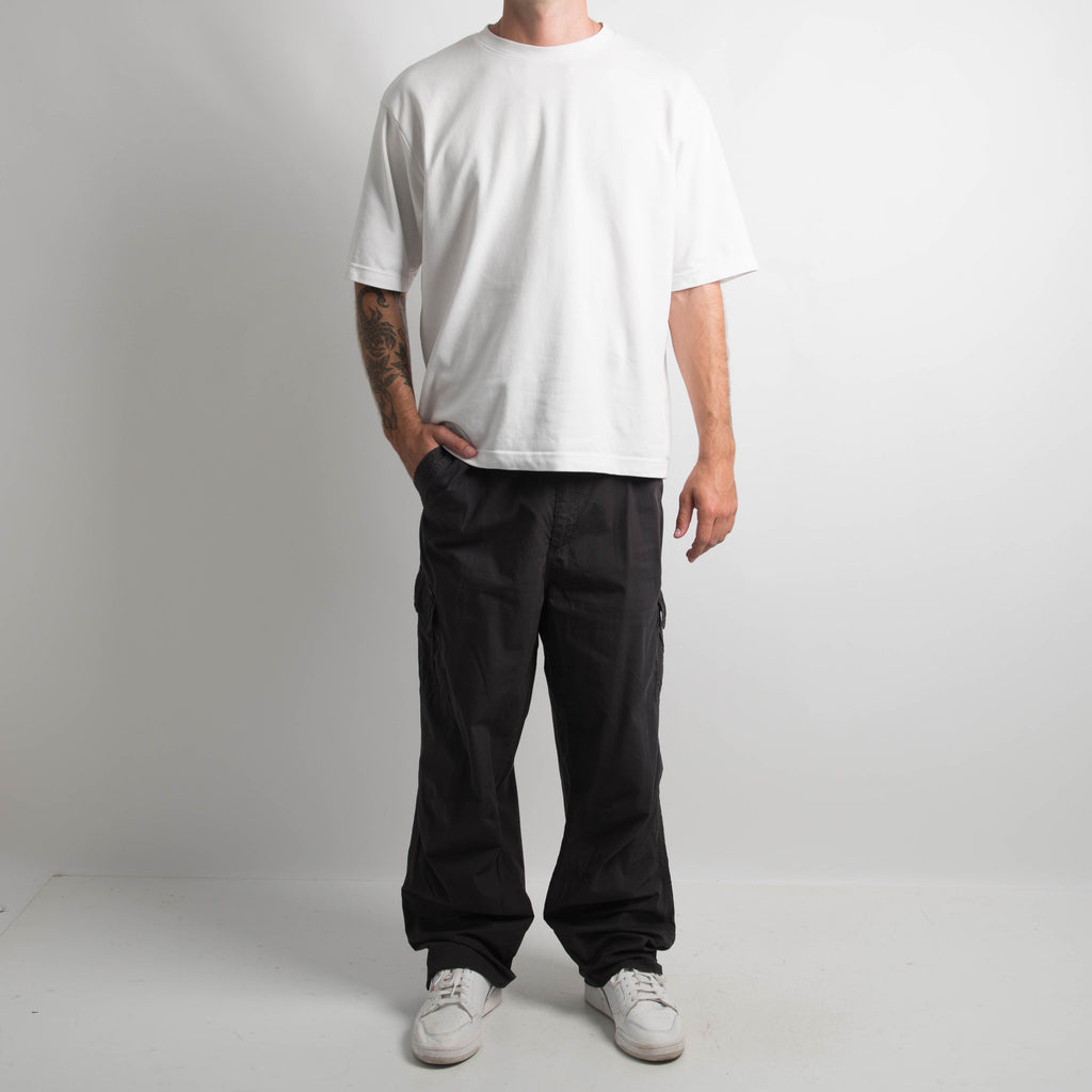 FADED BLACK CARGO PANTS