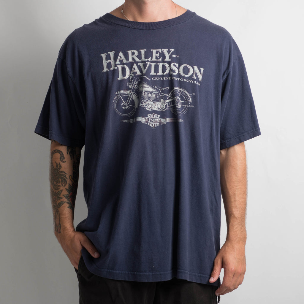 NAVY HARLEY DAVIDSON TSHIR