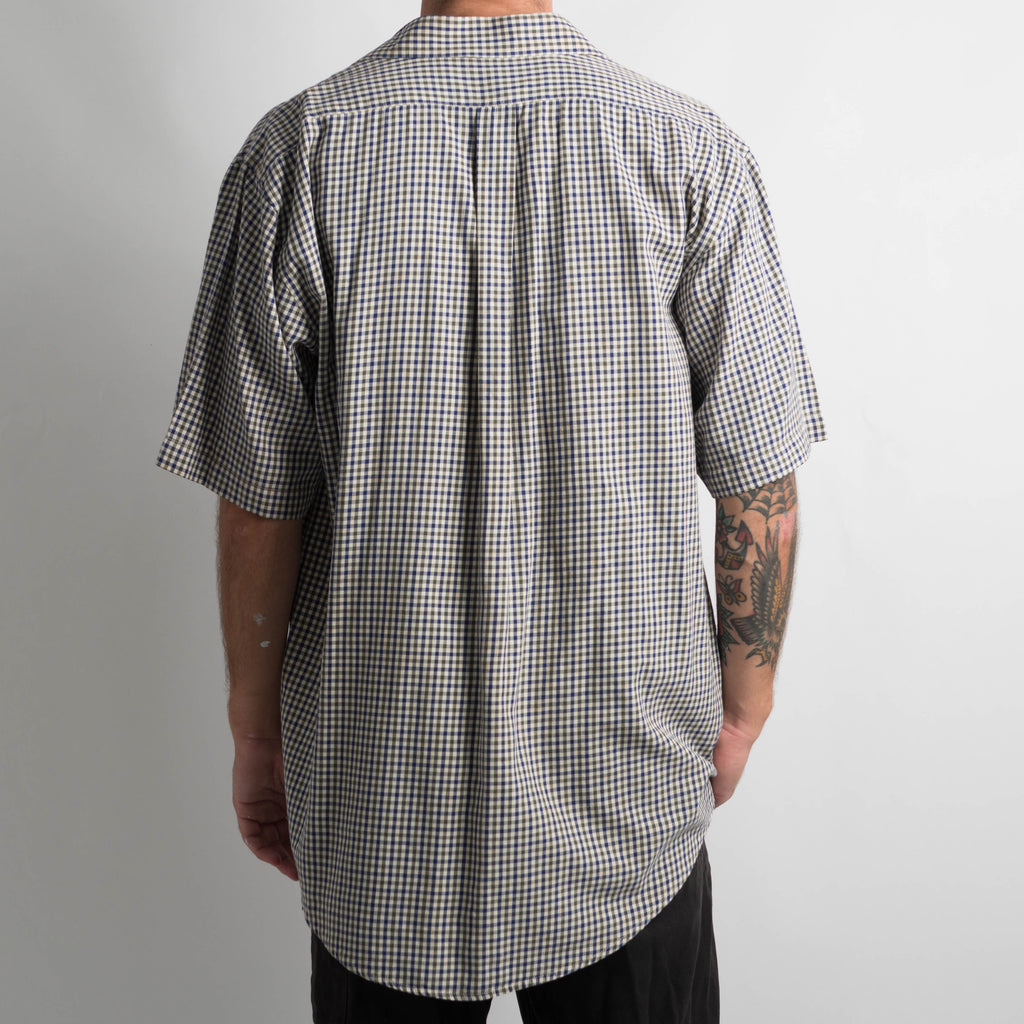 PLAID BUTTON UP SHIRT